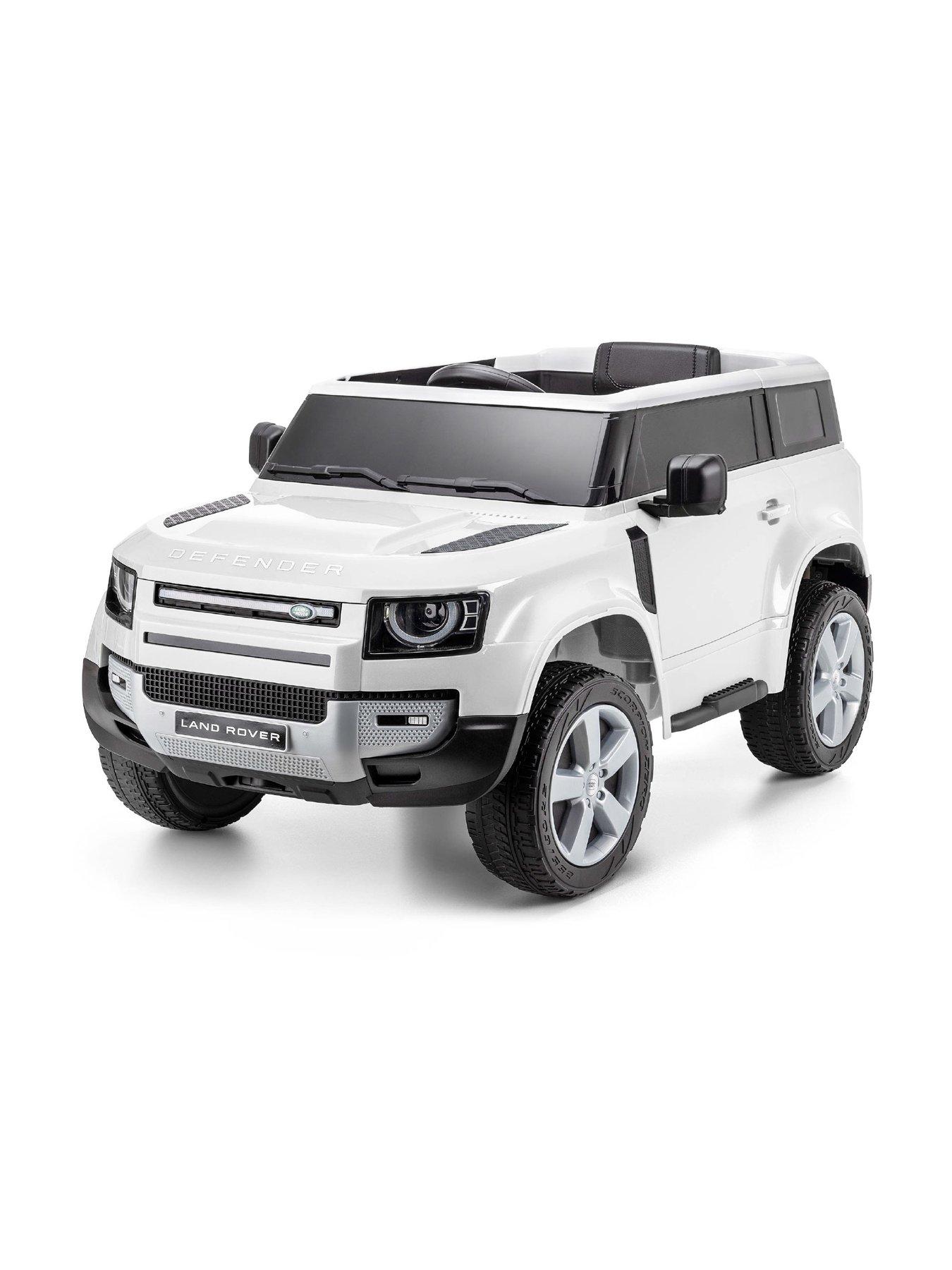  image of xootz-land-rover-defender-electric-ride-on-car-white