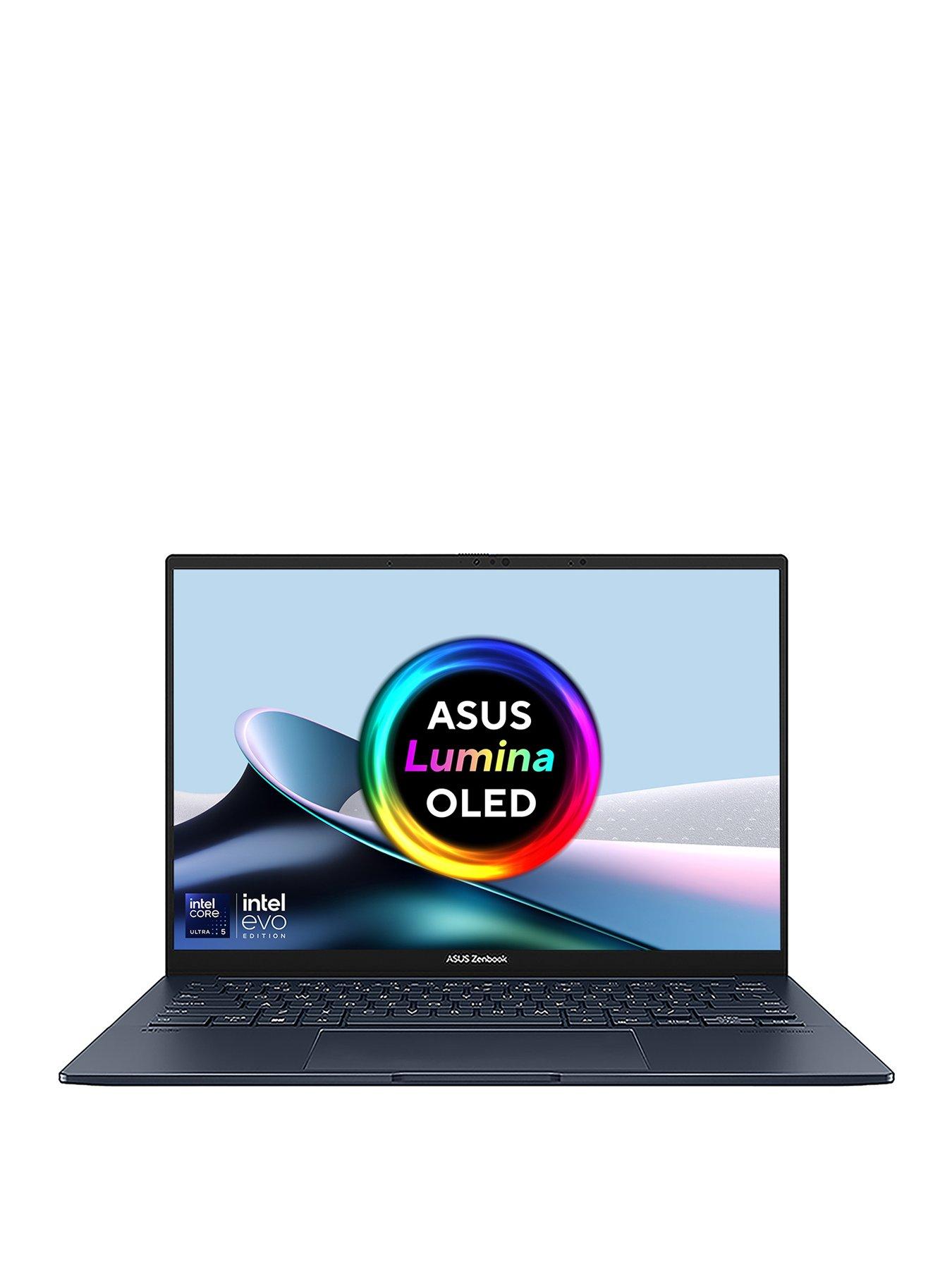 Asus Zenbook 14 OLED Laptop - 14in WUXGA (1920 x 1200), Intel Core Ultra 5, 16GB RAM, 512GB SSD - Blue