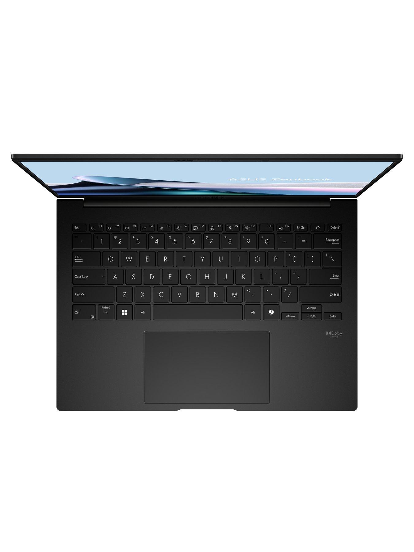  image of asus-zenbook-14-olednbspcopilot-pc-laptopnbsp--14in-28k-oled-amd-ryzen-ai-7-16gb-ram-1tb-ssd-black