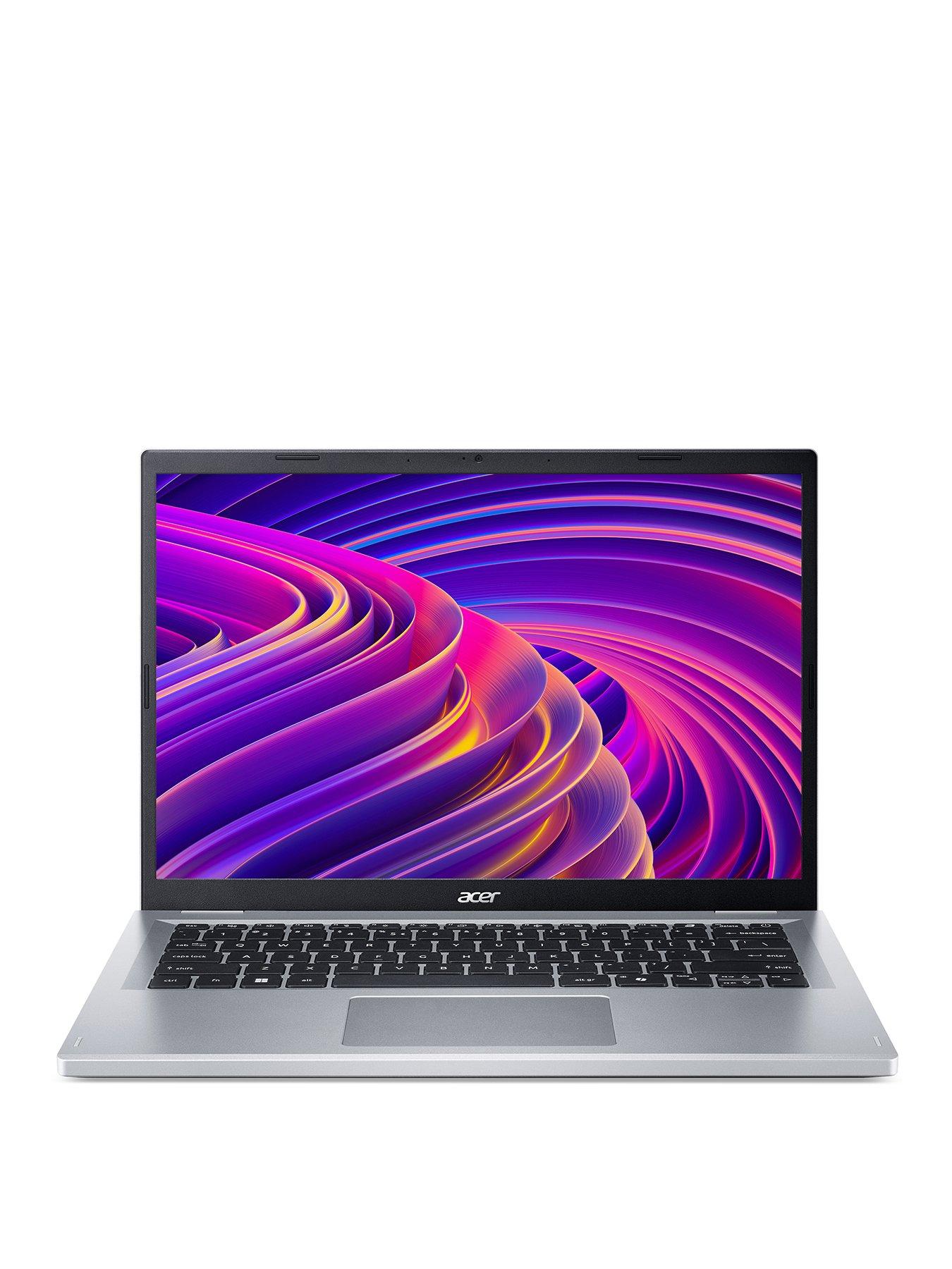 Image 1 of 8 of Acer Aspire Go AG14-31P Laptop - 14in WUXGA - Intel N200 - 4GB RAM - 128GB - Silver