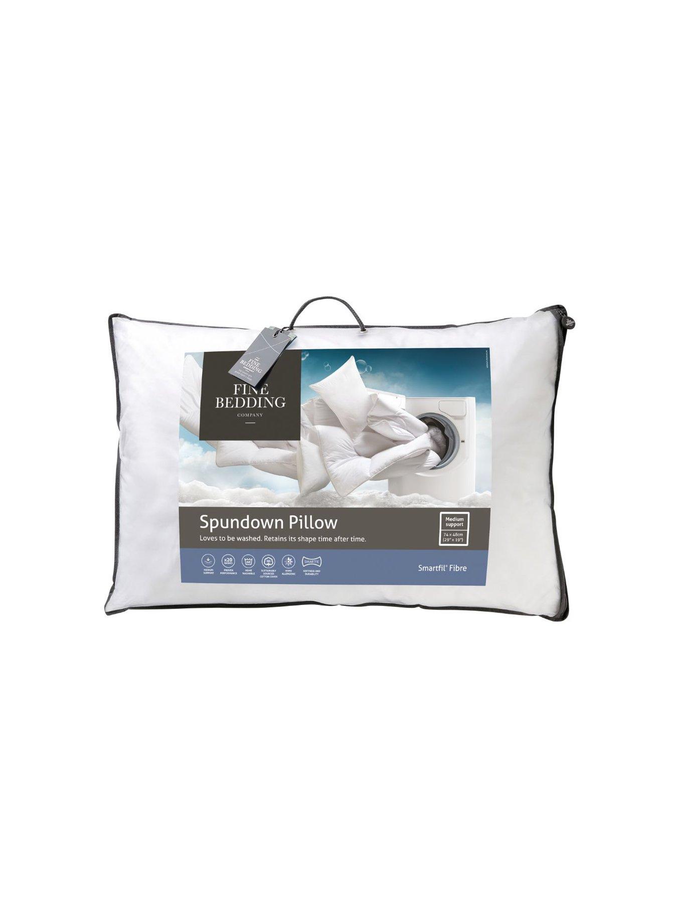Image 4 of 4 of The Fine Bedding Company Spundown, Hypoallergenic Medium Support Pillow