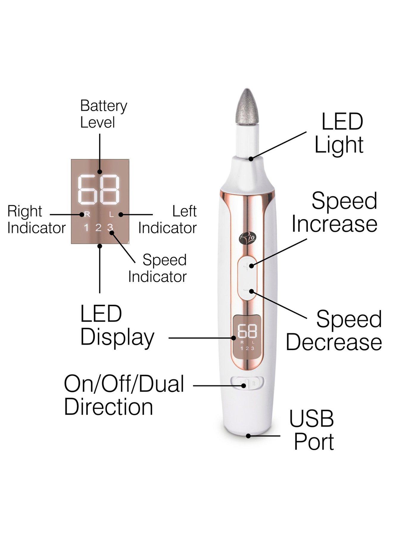 Image 3 of 7 of Rio Precision Pro Electric Nail File
