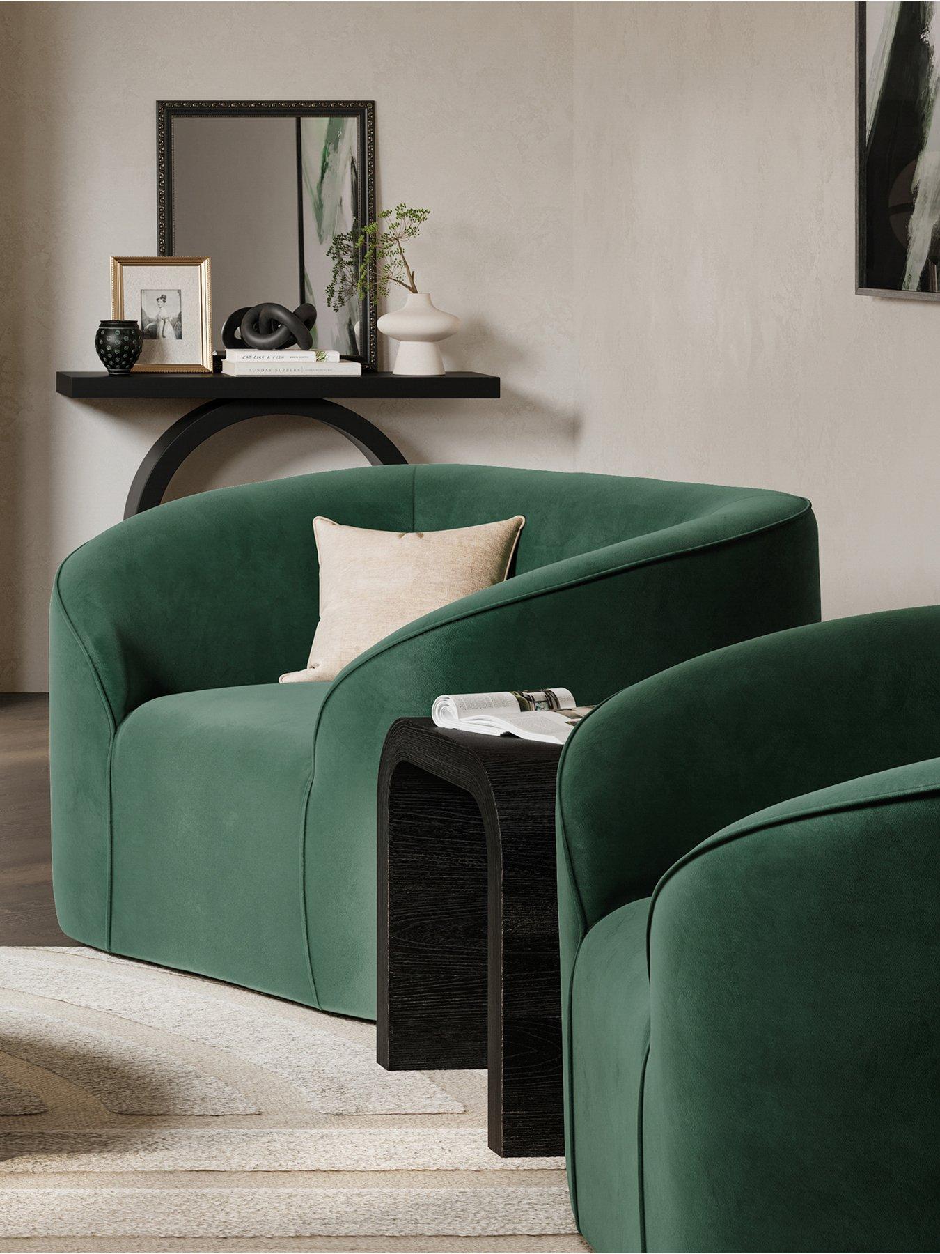 image of lpd-home-zuma-armchair-green