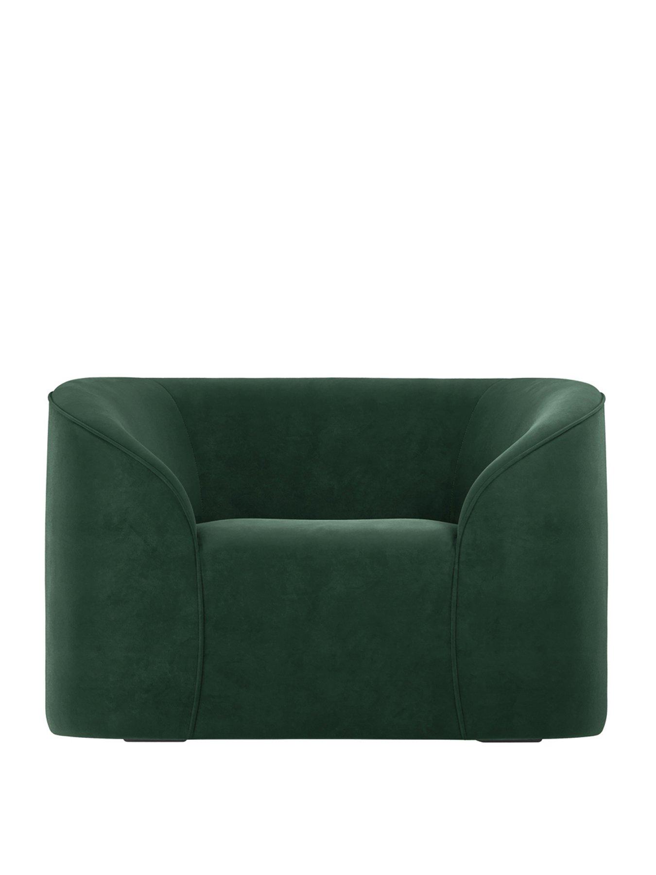  image of lpd-home-zuma-armchair-green