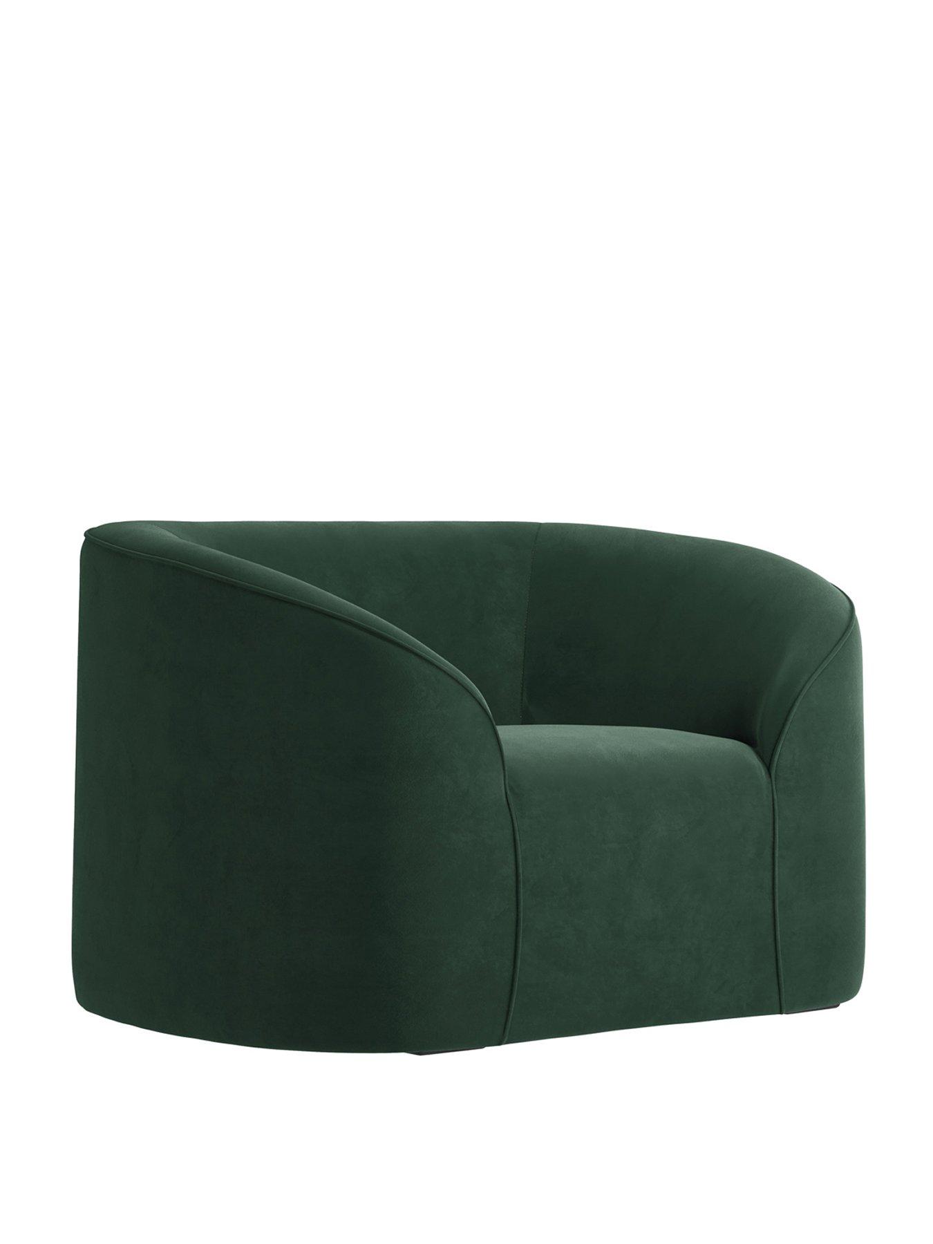  image of lpd-home-zuma-armchair-green