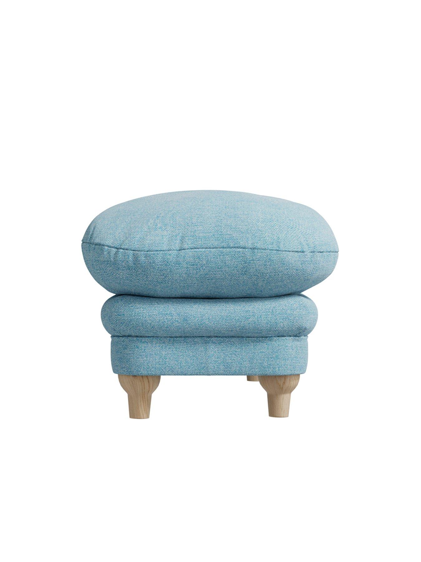  image of lpd-home-plumpton-footstool-duck-egg