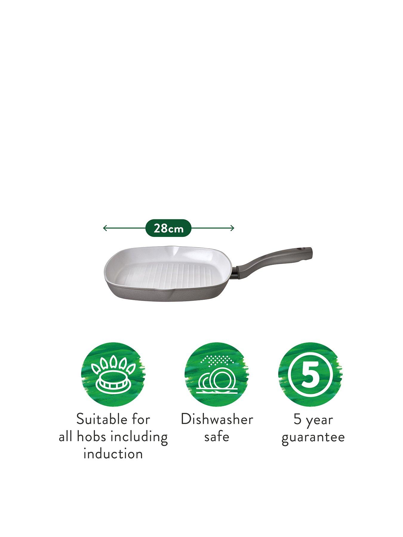  image of prestige-earth-pan-ceramic-non-stick-28-cm-open-square-grill-pan