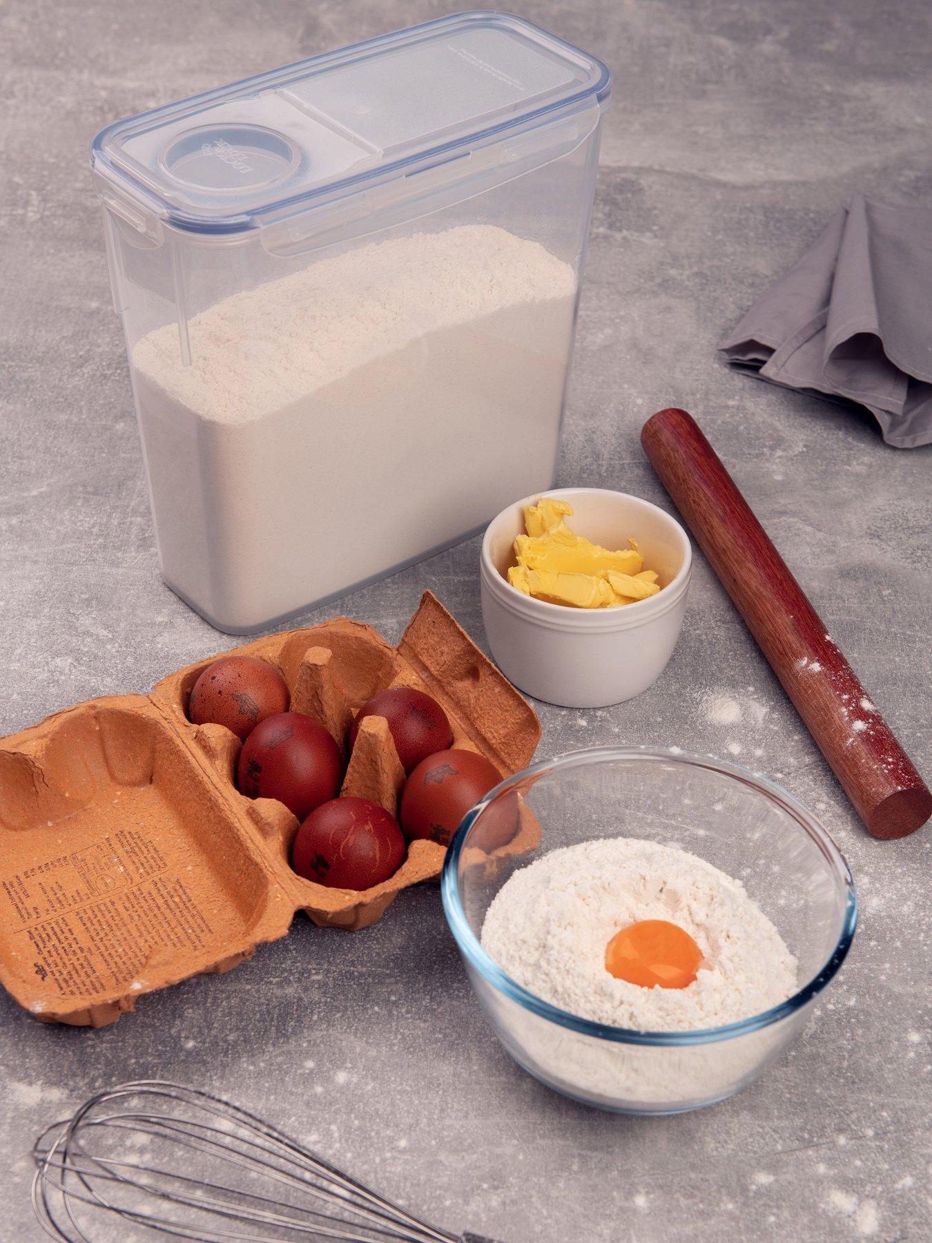 Image 1 of 3 of LocknLock Set Of 2 Cereal Containers
