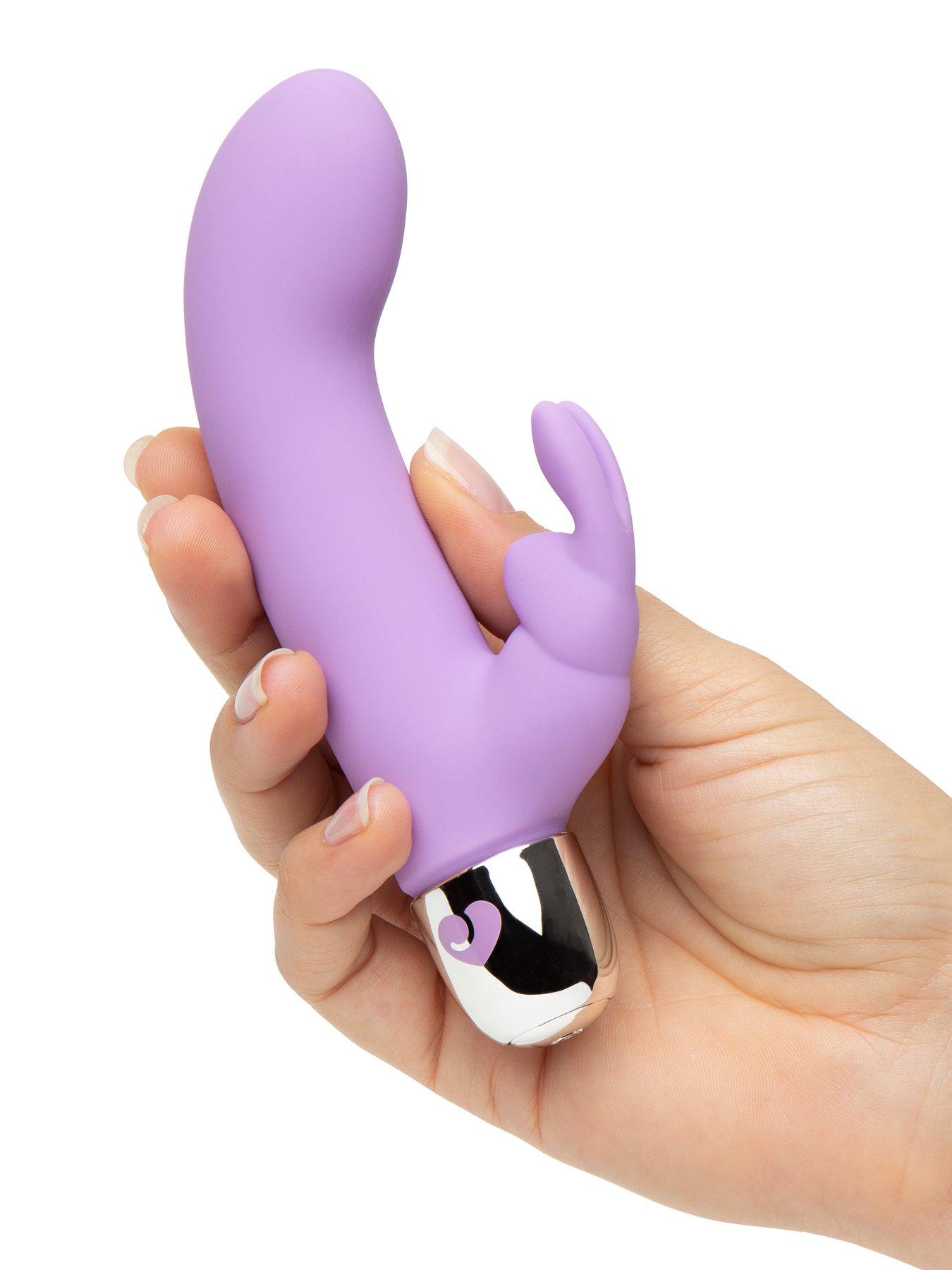  image of lovehoney-frisky-10-function-silicone-rabbit-vibrator-purple