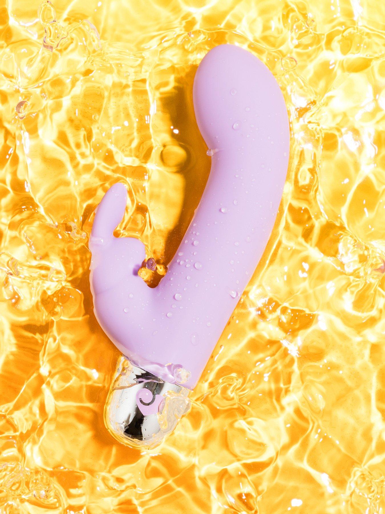  image of lovehoney-frisky-10-function-silicone-rabbit-vibrator-purple