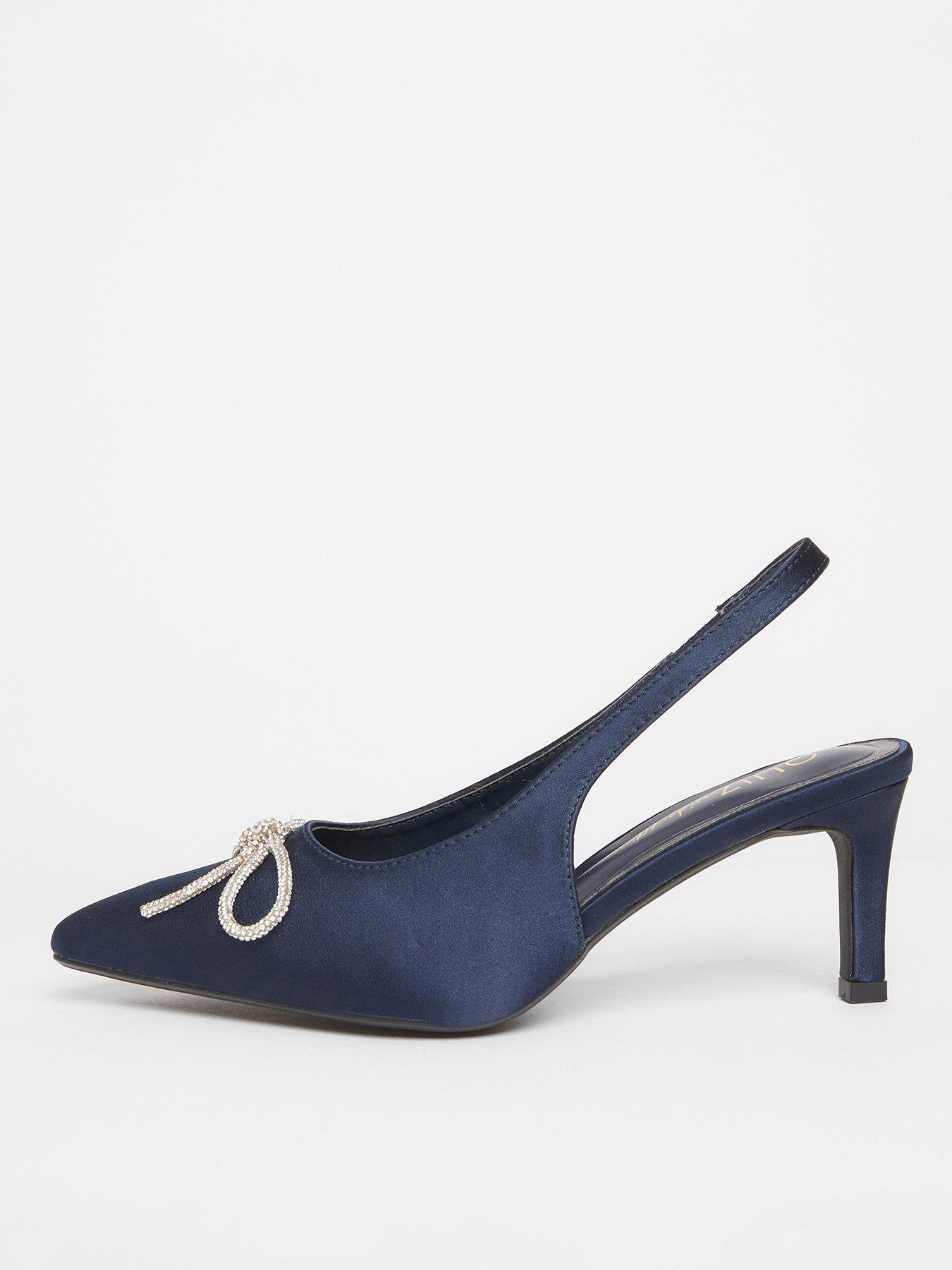 quiz-wide-fit-navy-sling-back-heels