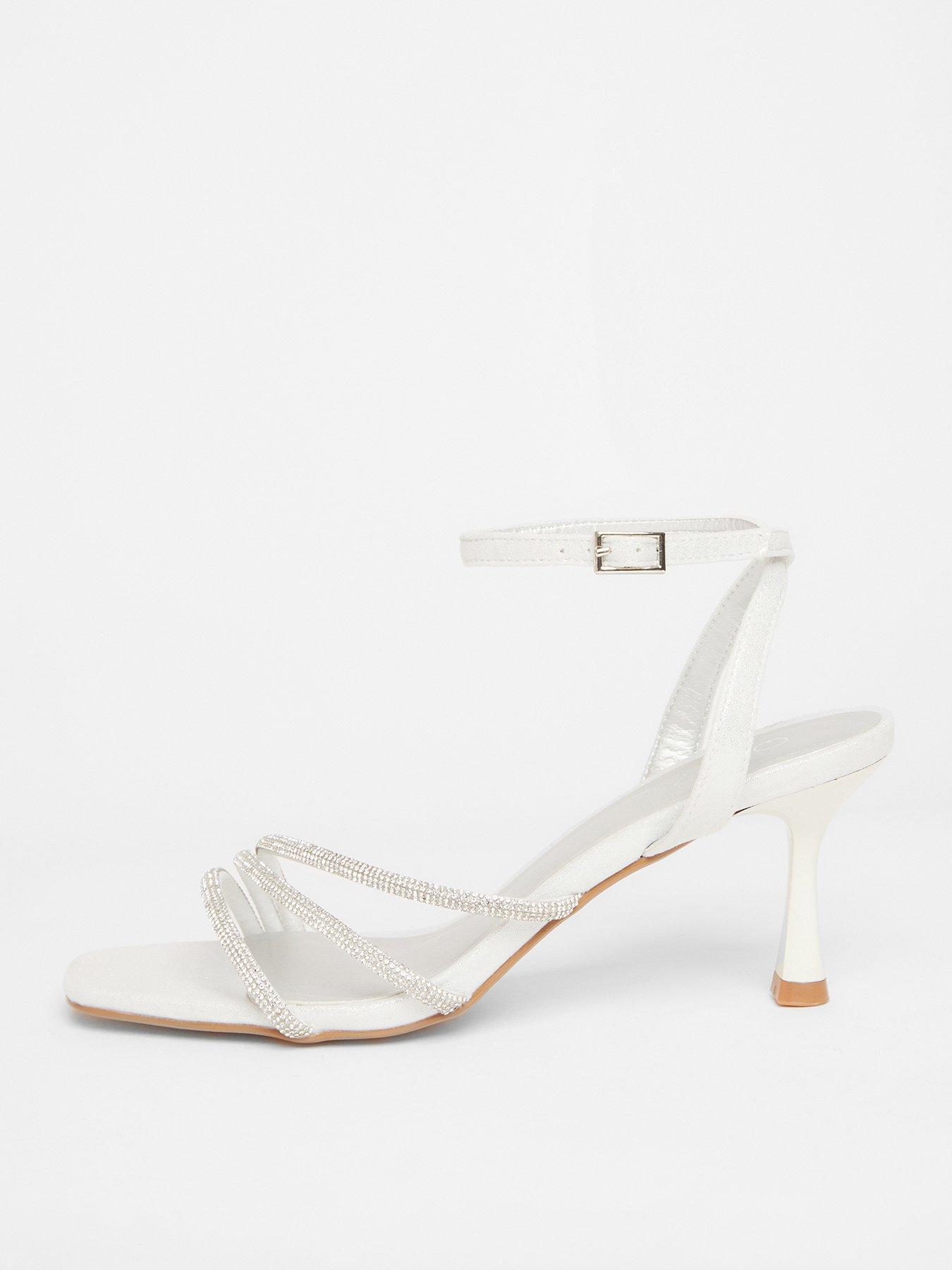 quiz-silver-diamante-strap-heels