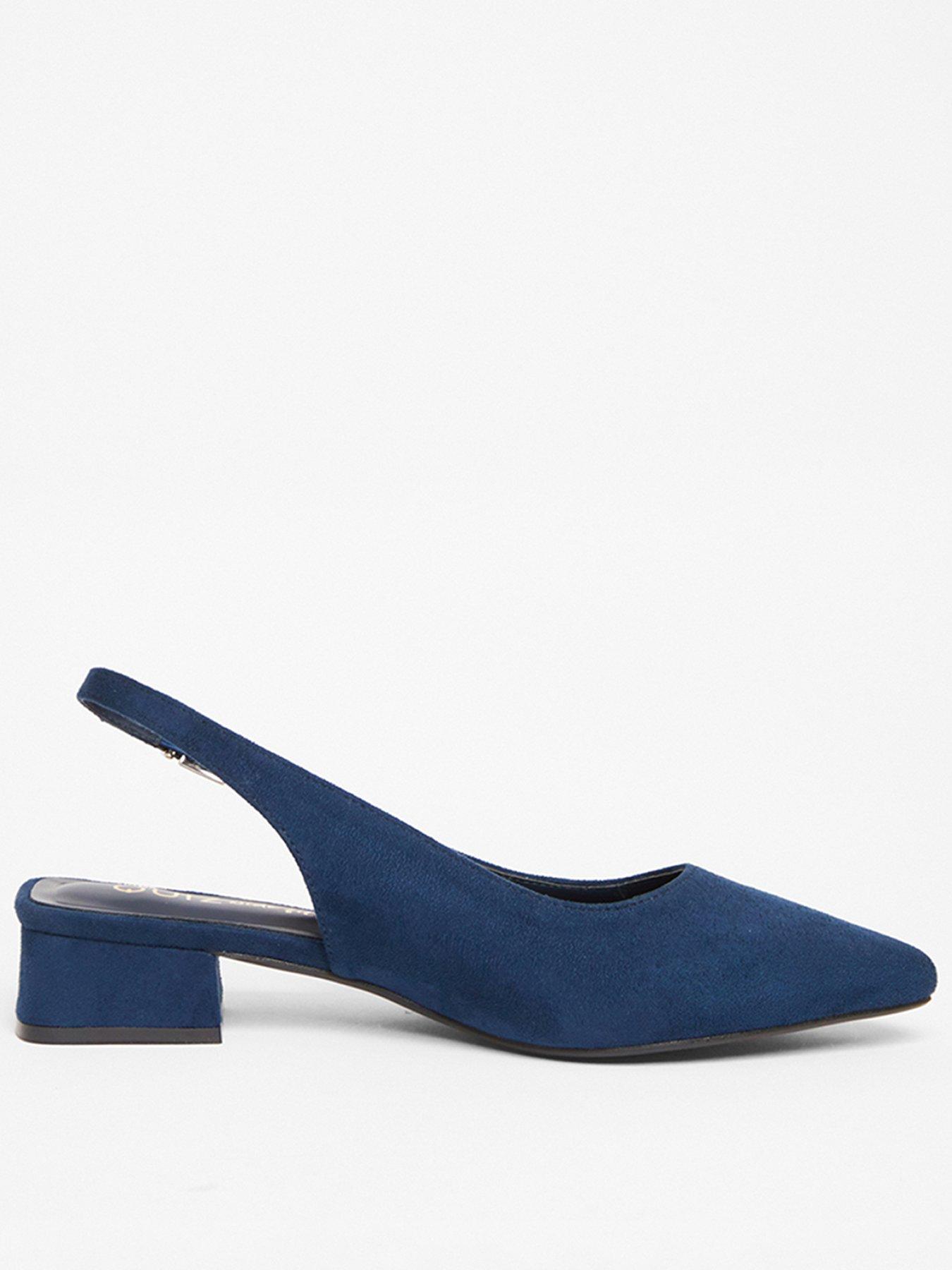 quiz-wide-fit-navy-slingback-block-heels
