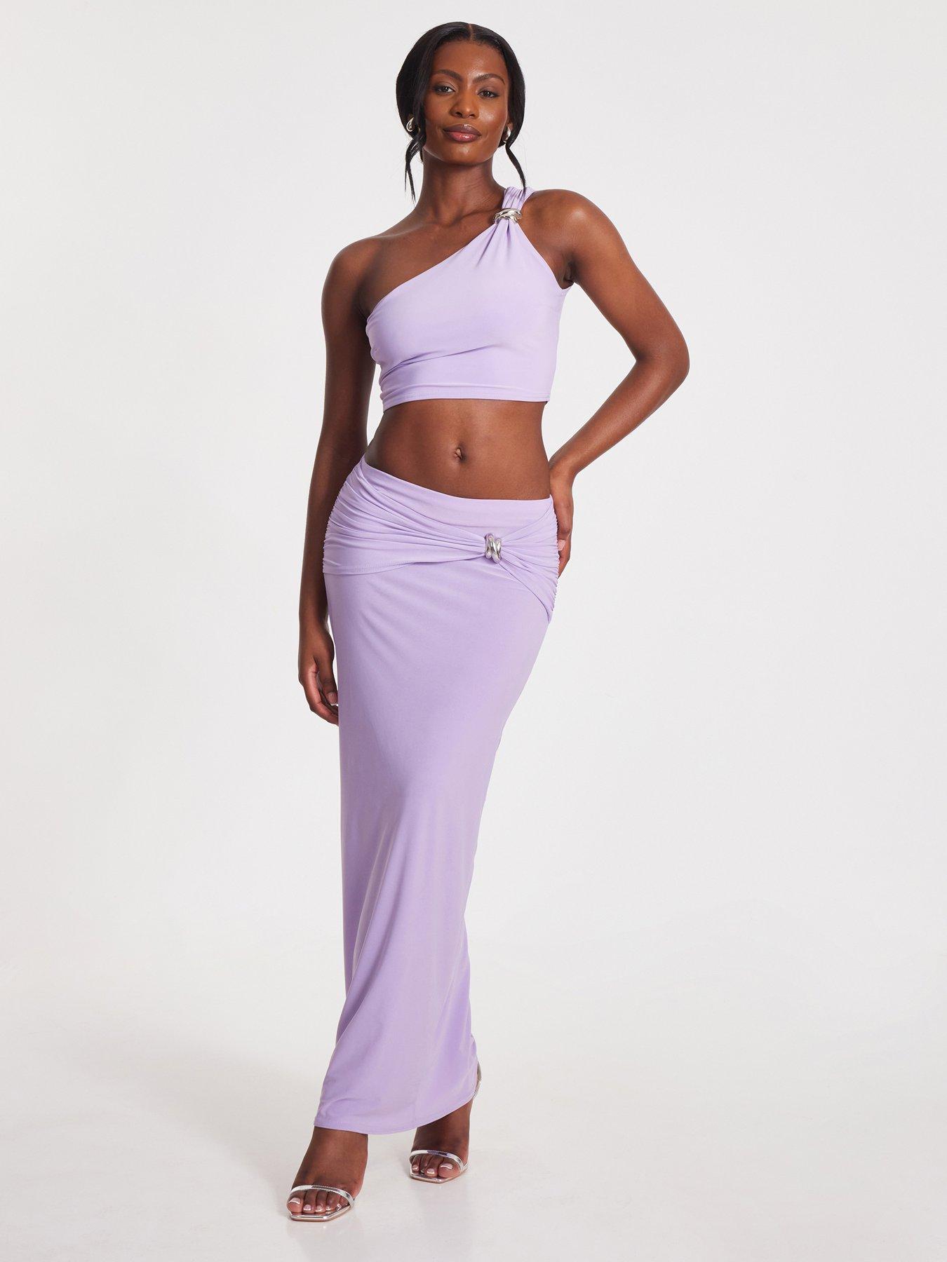 quiz-lilac-bodycon-maxi-skirt