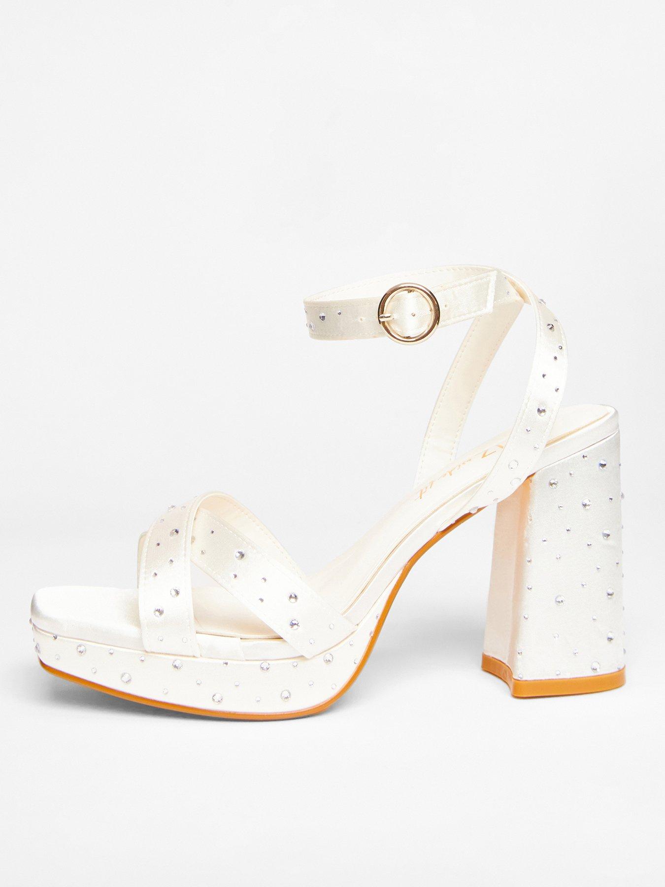quiz-wide-fit-white-bridal-diamante-platform-heels