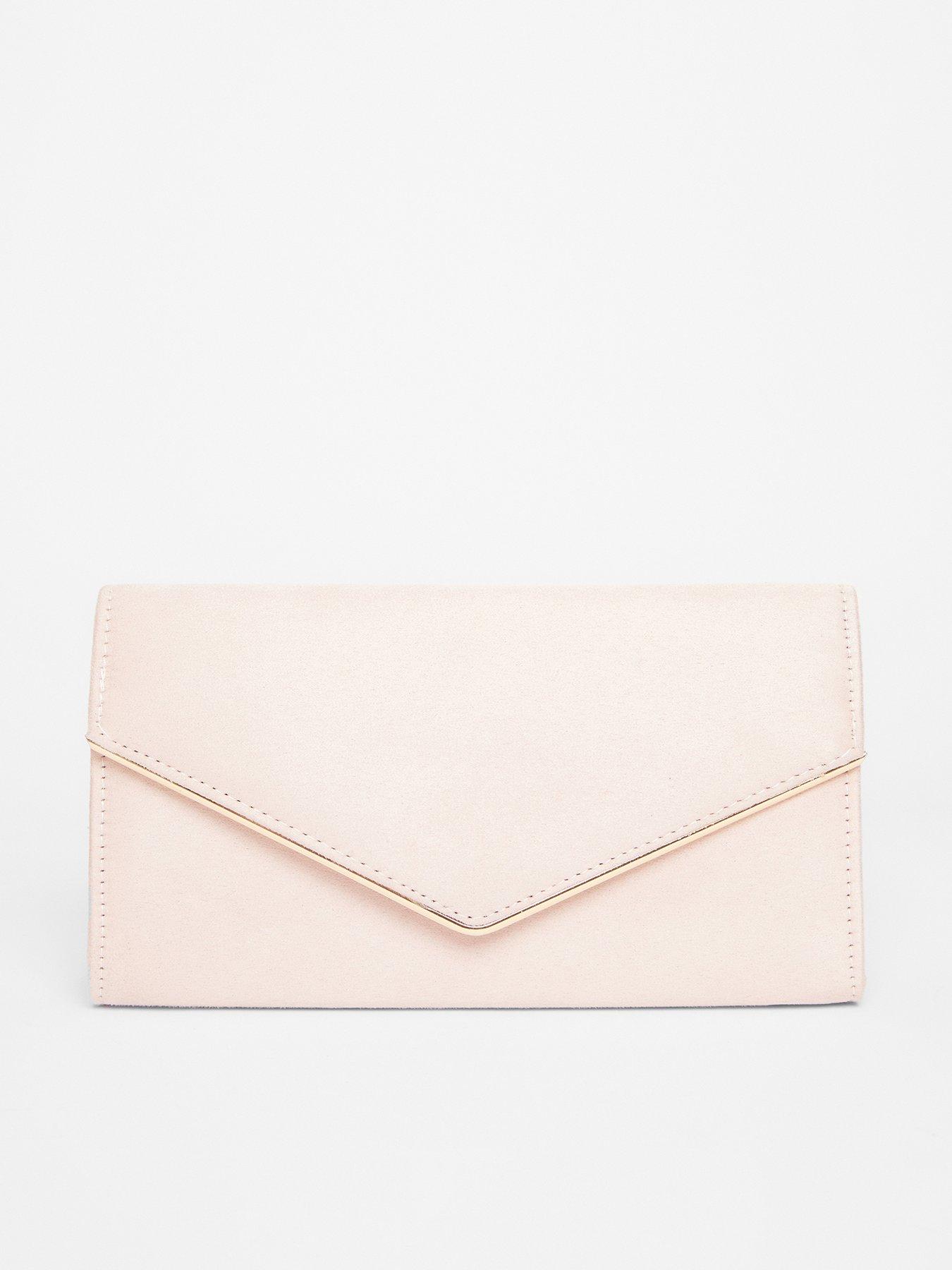  image of quiz-pink-thin-clutch-bag