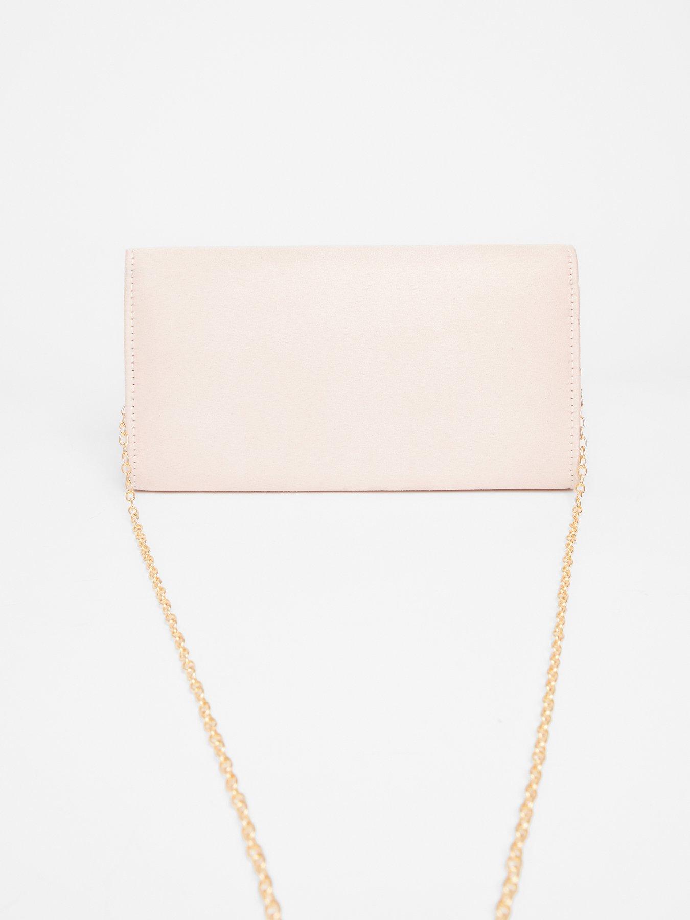  image of quiz-pink-thin-clutch-bag