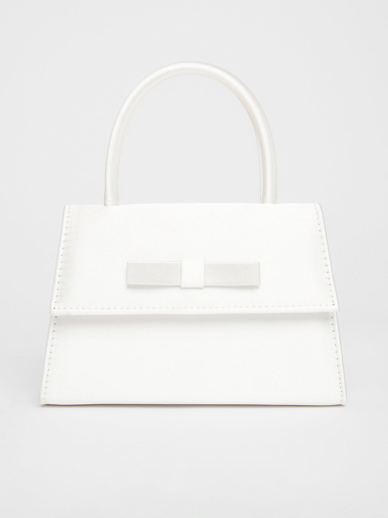 quiz-white-bridal-satin-top-handle-bag