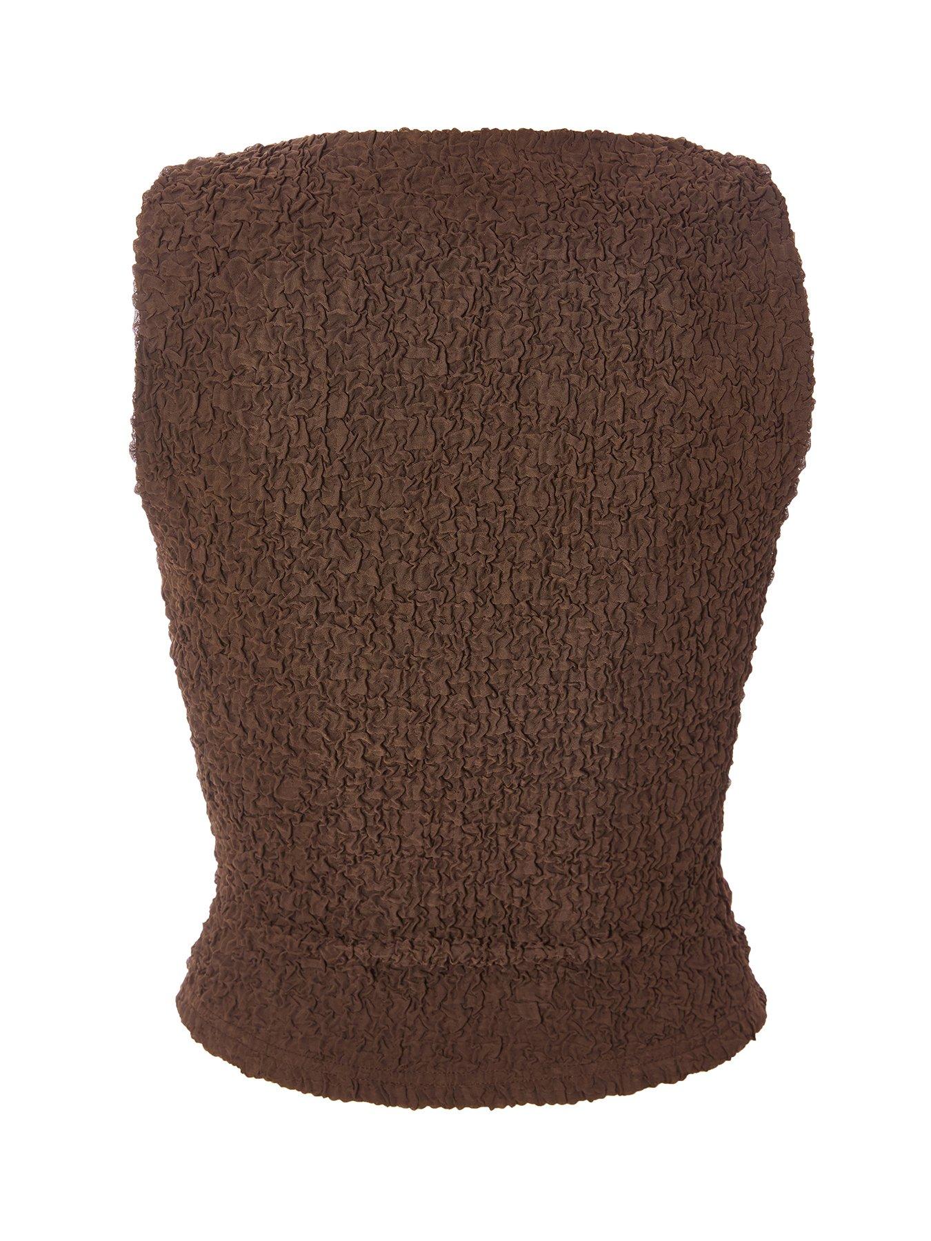  image of quiz-mocha-textured-mesh-top