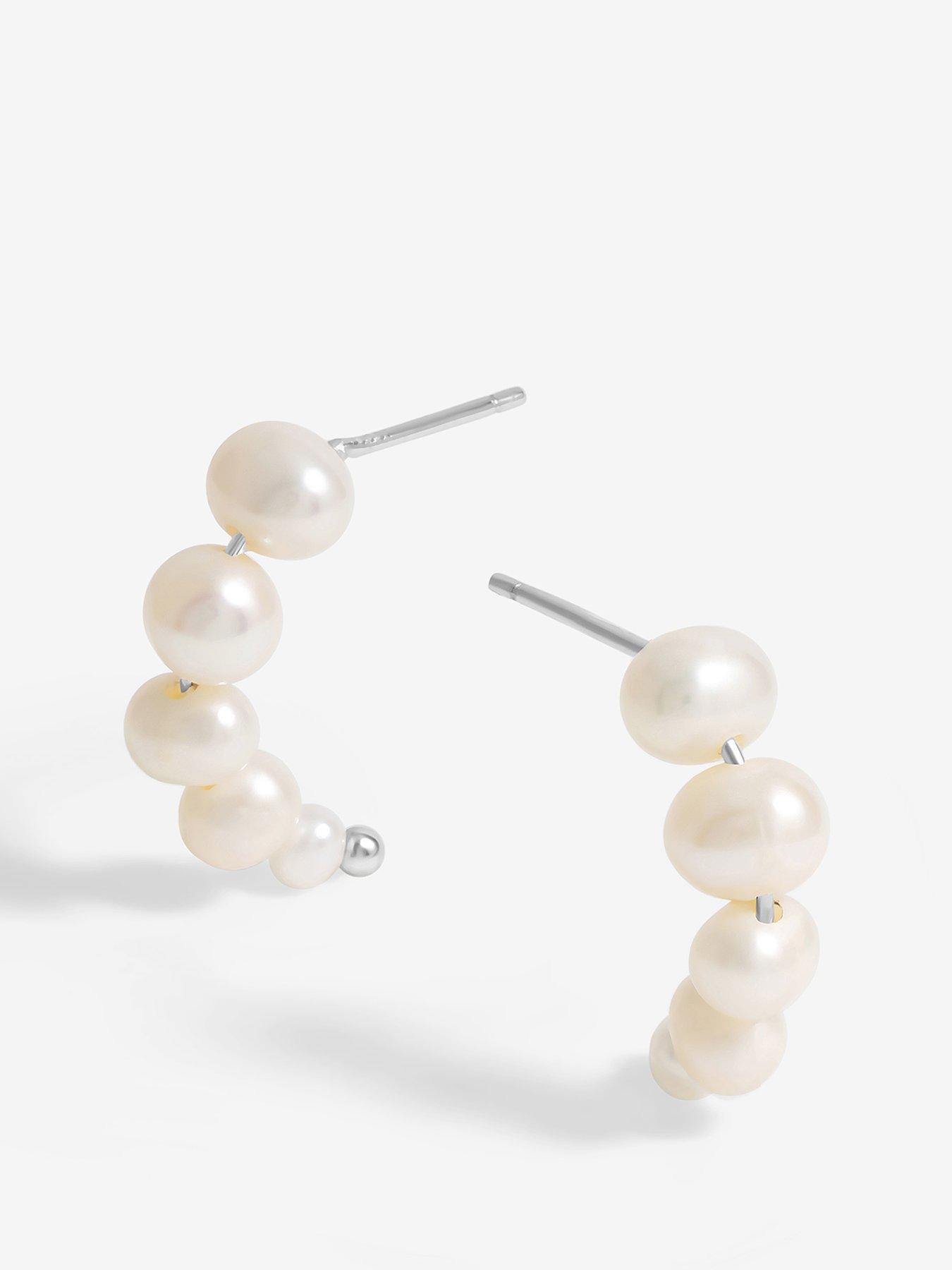 simply-silver-sterling-silver-925-graduated-pearl-hoop-earrings