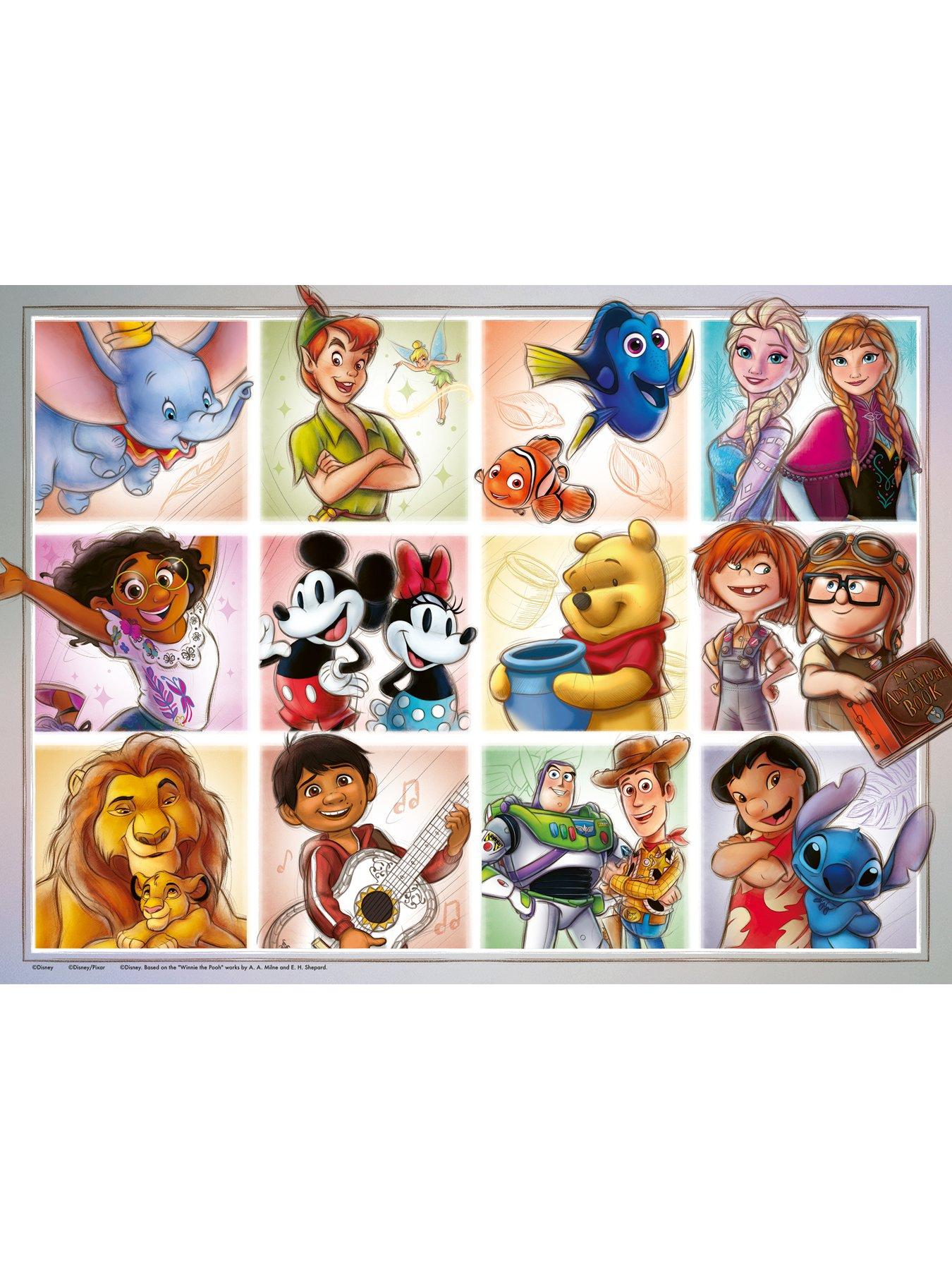 Image 2 of 5 of Disney 100-Piece&nbsp;Multicharacter&nbsp;Jigsaw Puzzle with&nbsp;XXL Large Pieces