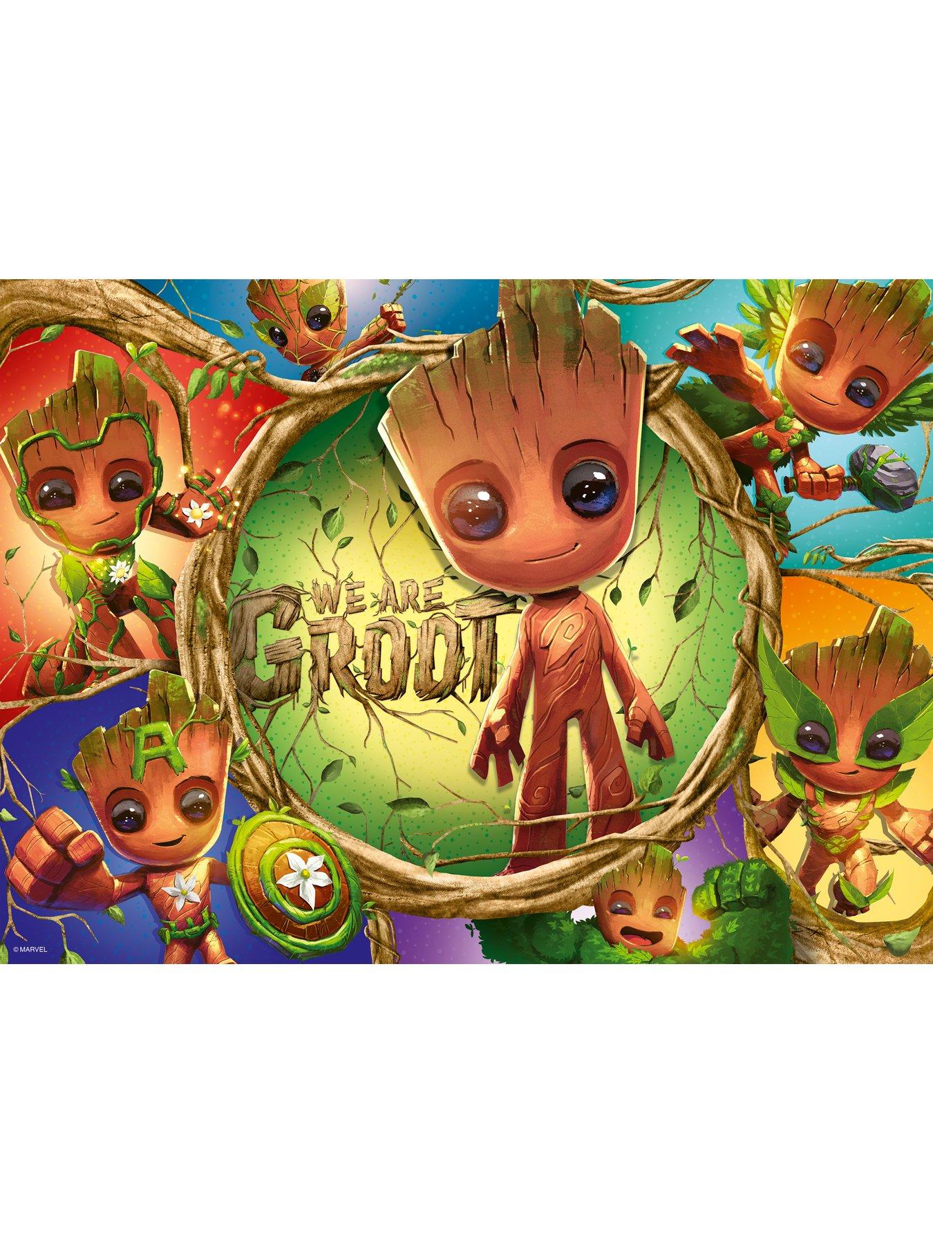  image of marvel-hero-groot-100-piece-jigsaw-puzzlenbspwith-xxl-large-pieces