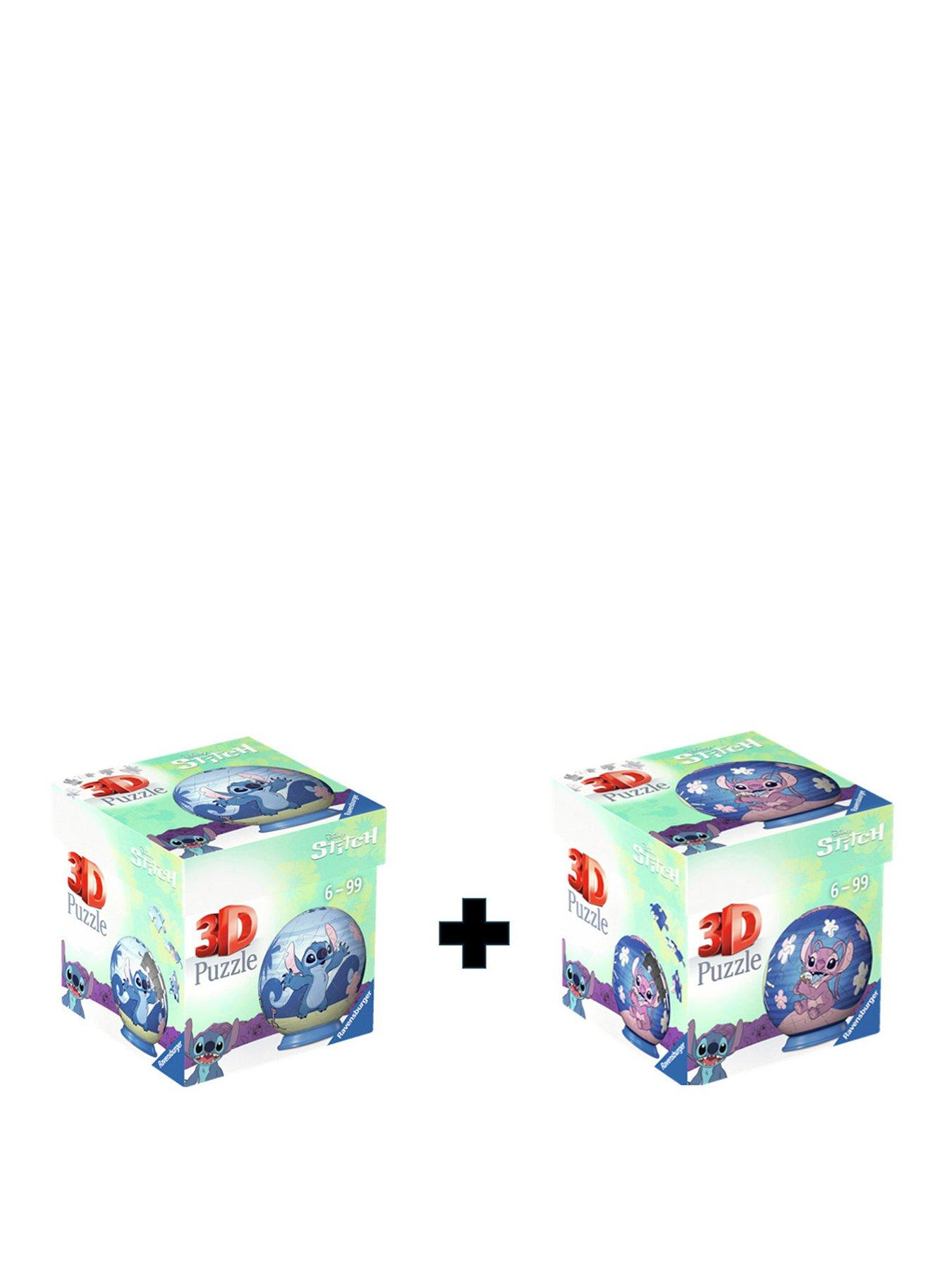  image of disney-stitch-amp-angel-3d-puzzle-54pc-twin-pack
