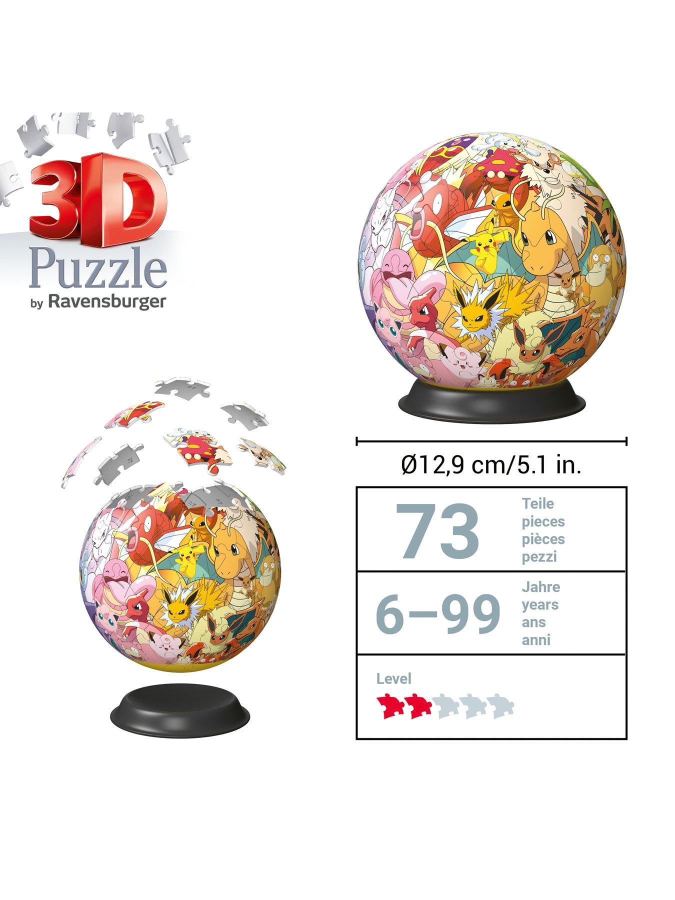  image of pokemon-new-pokeacutemon-3d-puzzle-ball-ndash-72-piece