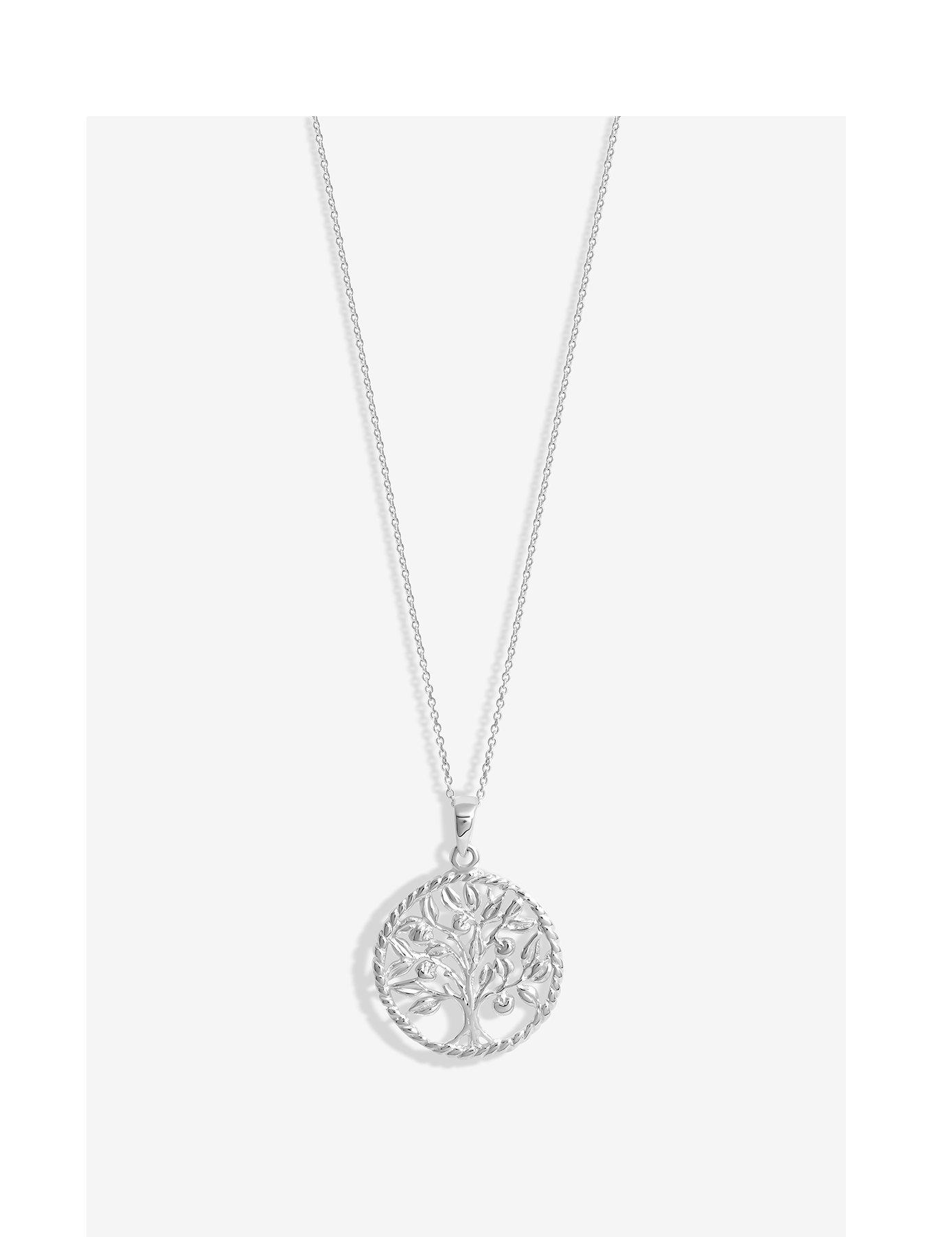  image of simply-silver-sterling-silver-925-tree-of-love-pendant