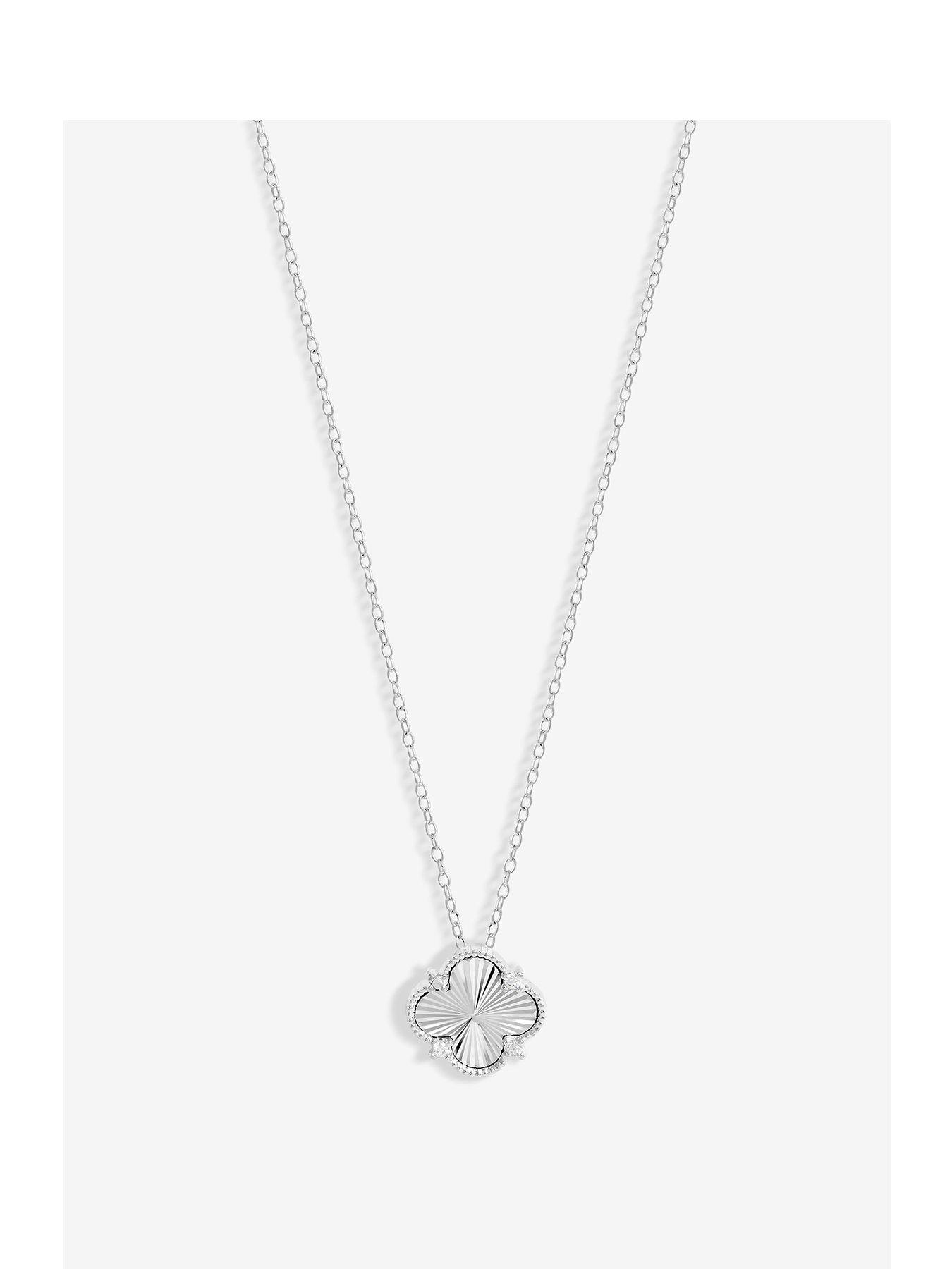 undefined Sterling Silver 925 Cubic Zirconia Star Pendant