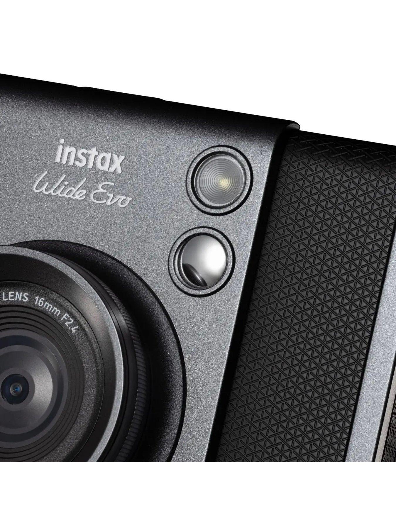  image of fujifilm-instax-wide-evo-hybrid-instant-camera-black-20-shot-film-pack