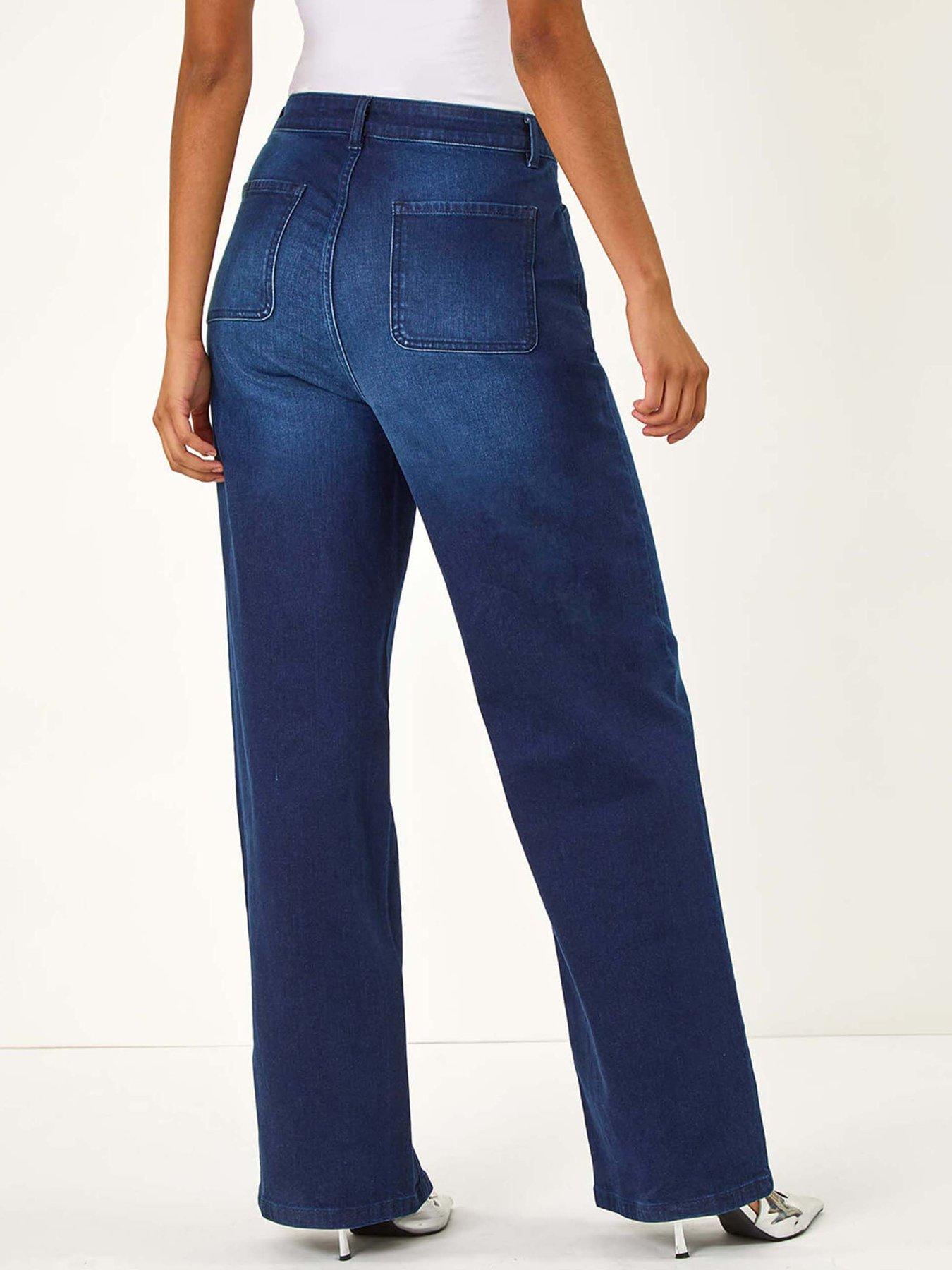 stillFront image of roman-denim-stretch-wide-leg-jeans