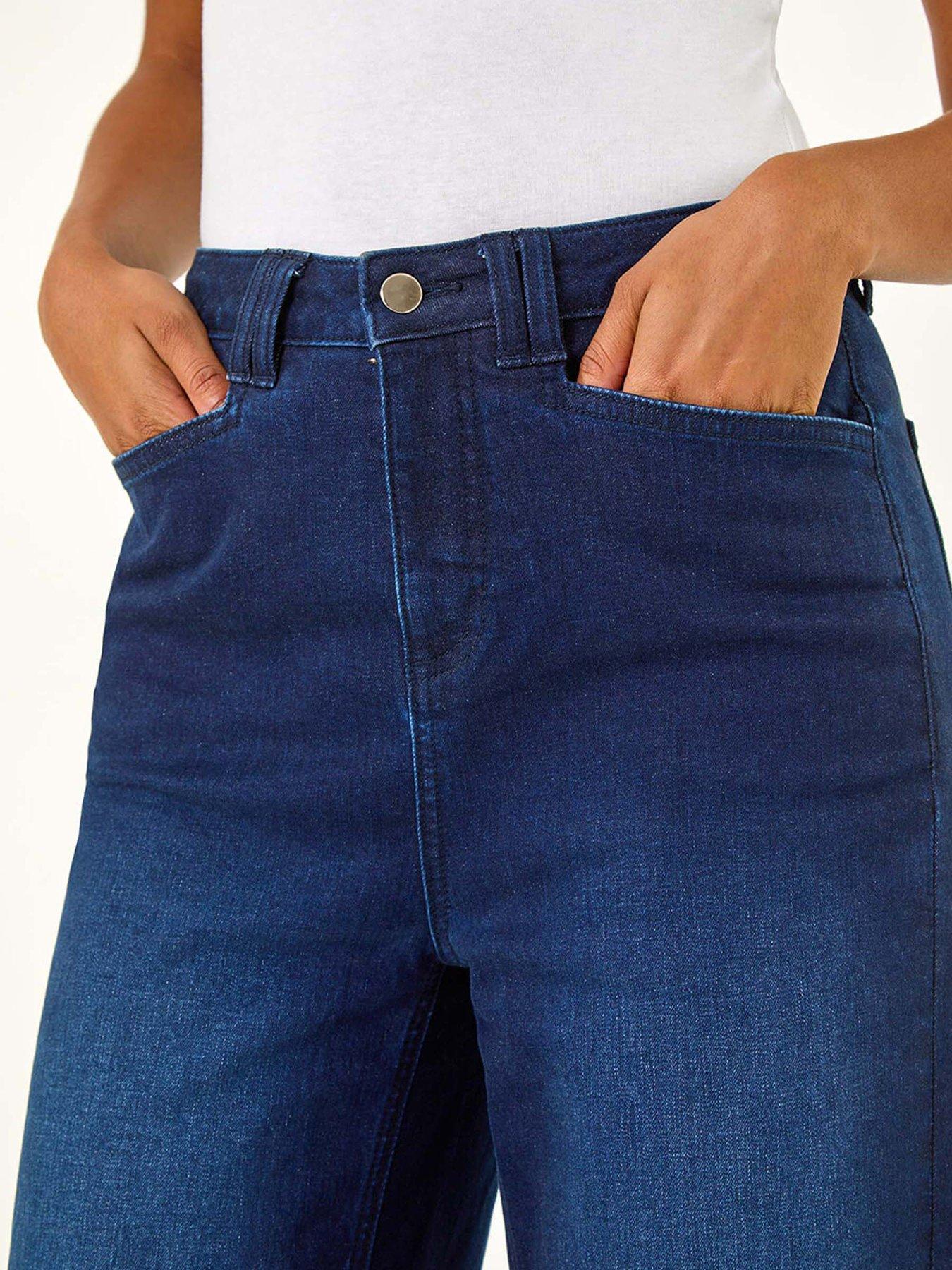  image of roman-denim-stretch-wide-leg-jeans
