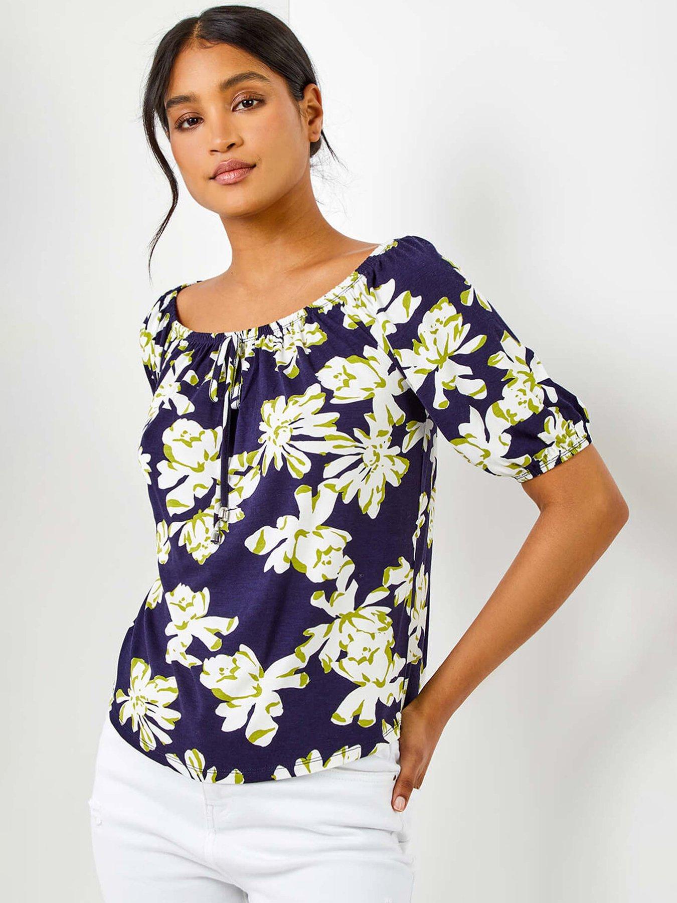 roman-floral-print-stretch-bardot-top