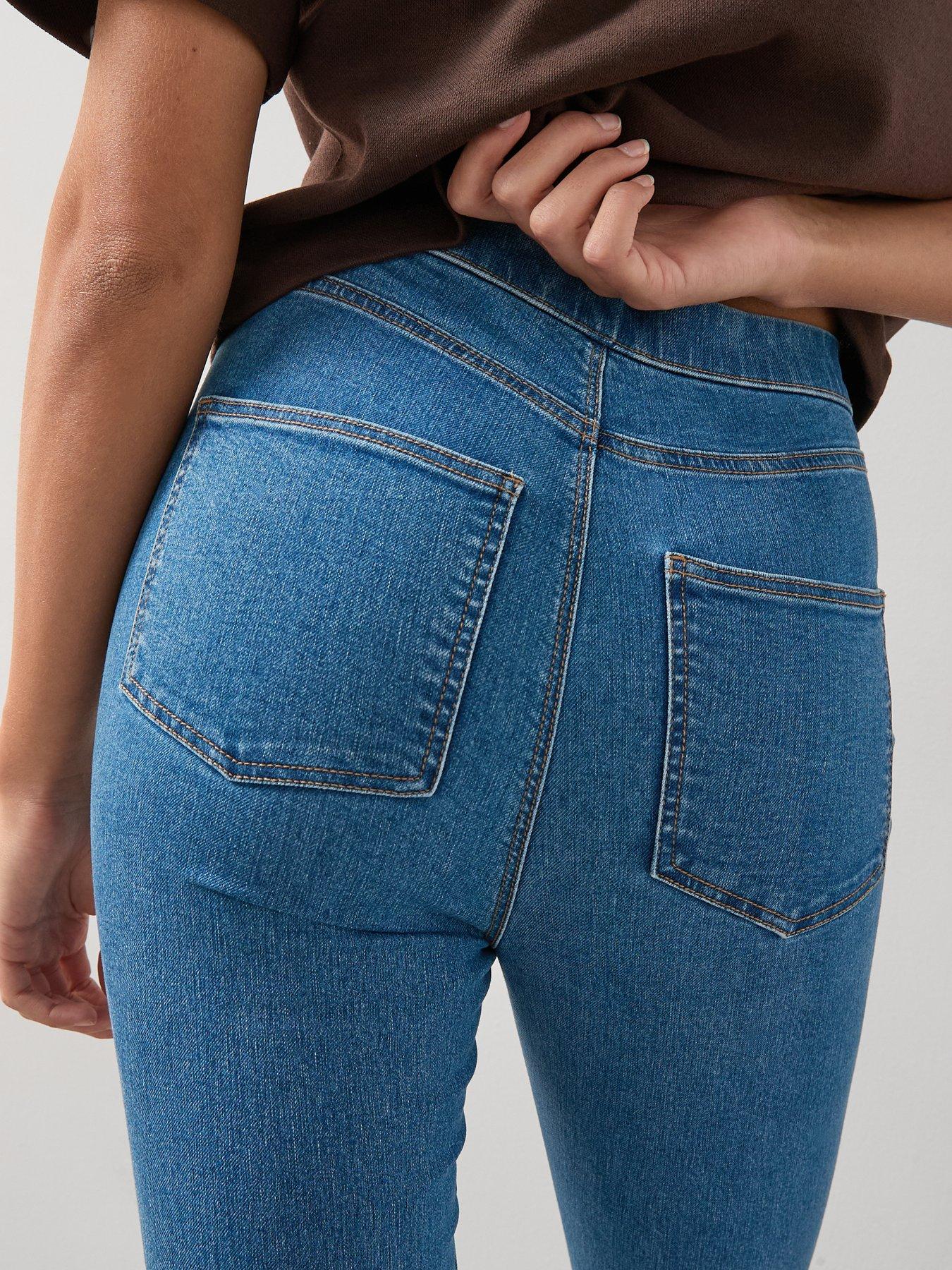  image of the-very-collection-high-waist-denim-jeggings-mid-wash