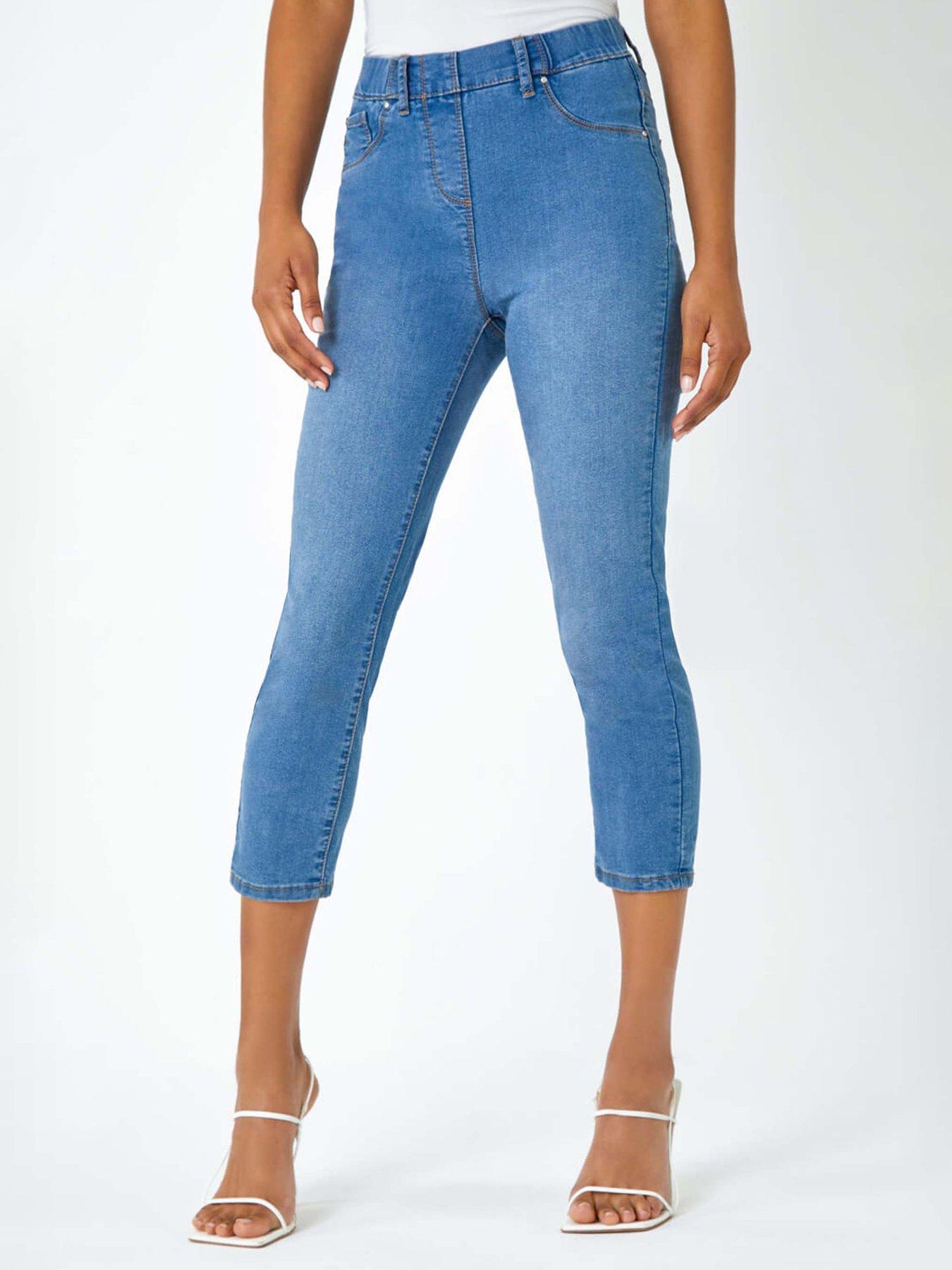 undefined Cropped Stretch Denim Jegging