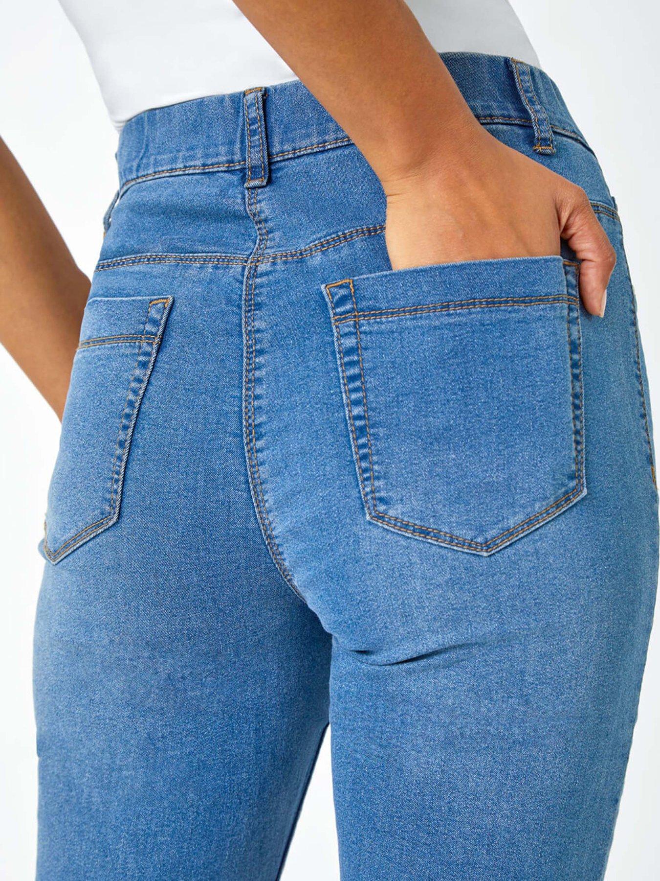 Image 5 of 5 of Roman Cropped Stretch Denim Jegging