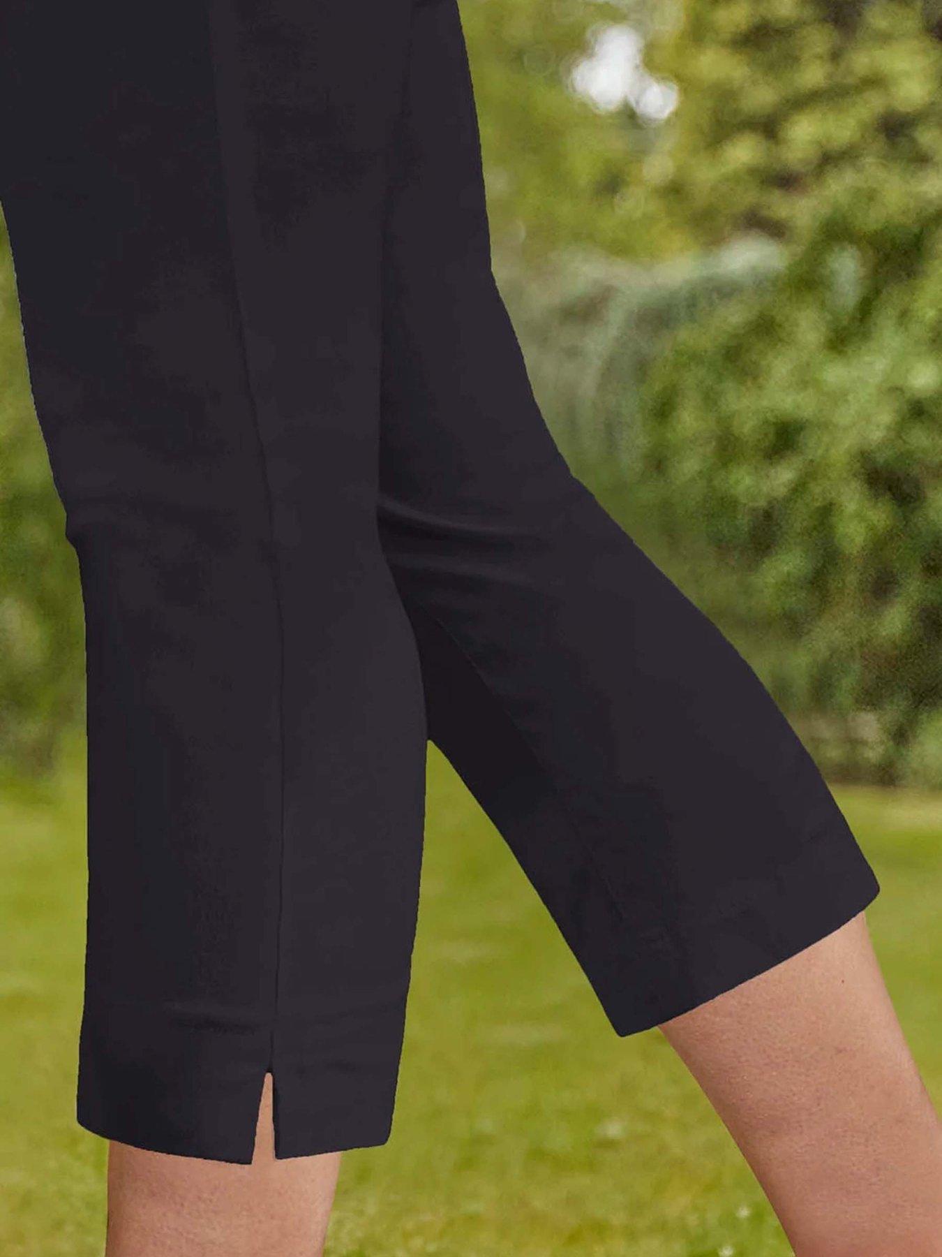  image of roman-cropped-stretch-trouser-grey