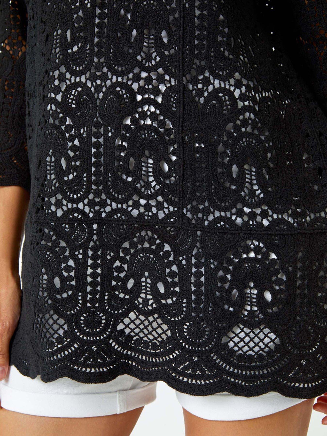  image of roman-cotton-crochet-tunic-top