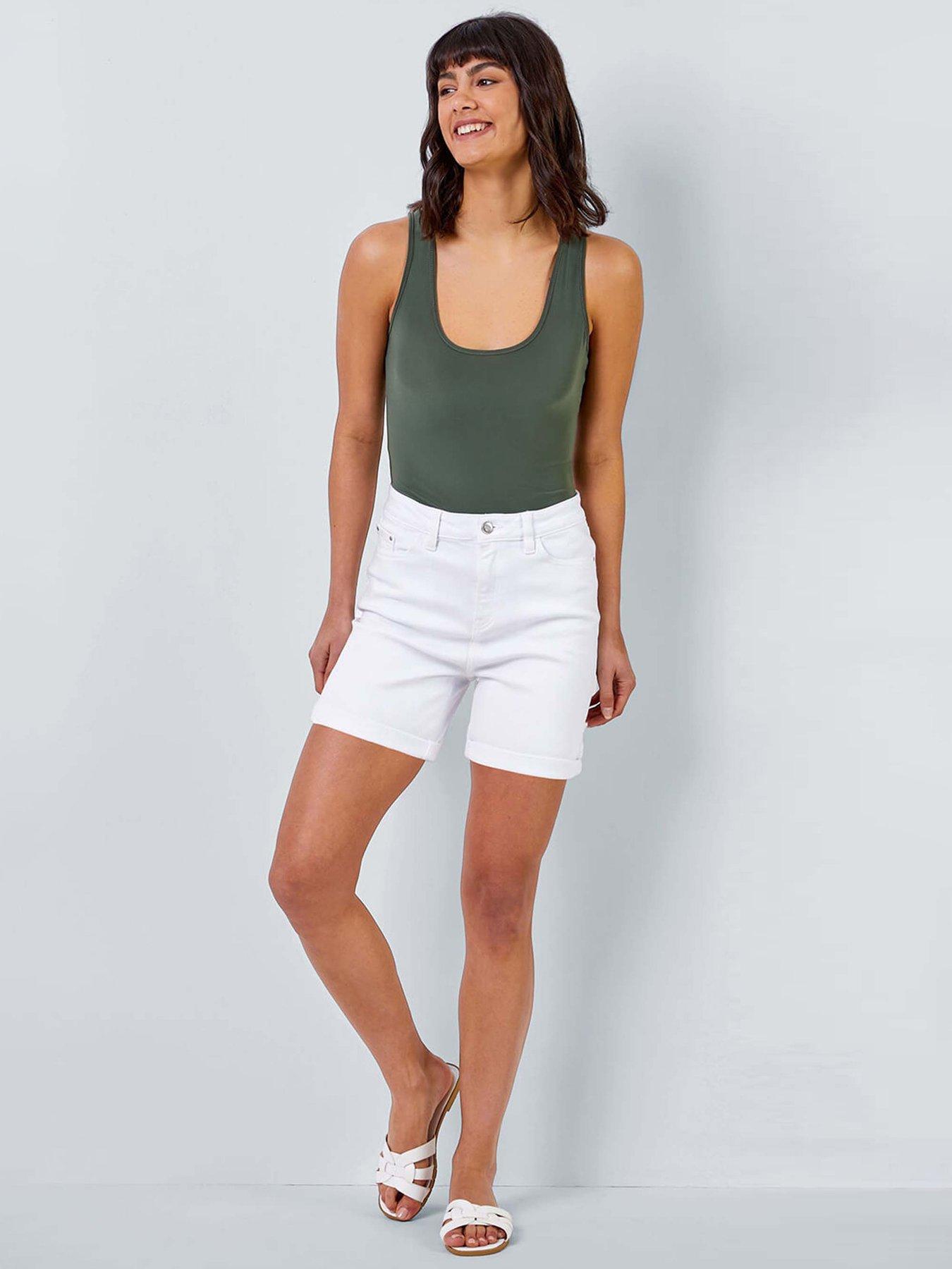  image of roman-stretch-denim-mom-shorts