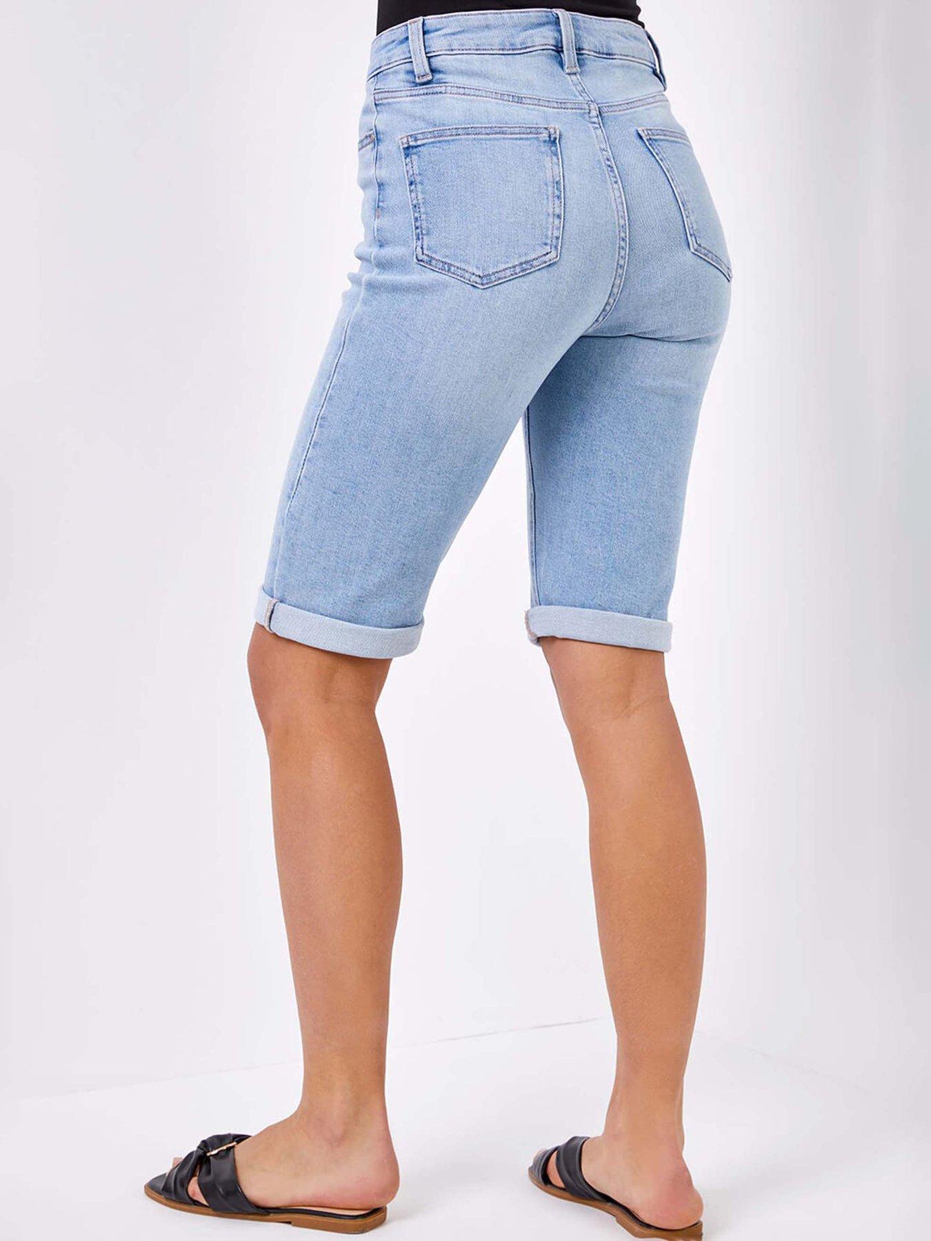  image of roman-essential-stretch-knee-length-shorts