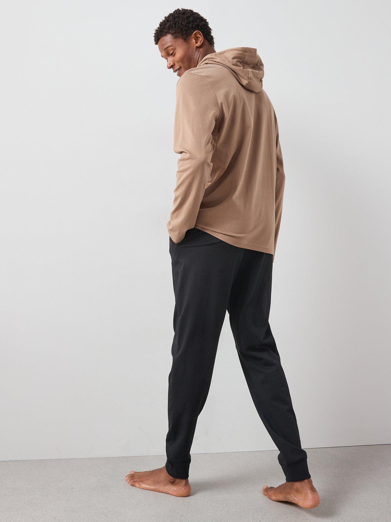 Image 2 of 6 of The Very Collection Jersey Hoody with Jogger - Brown/Black