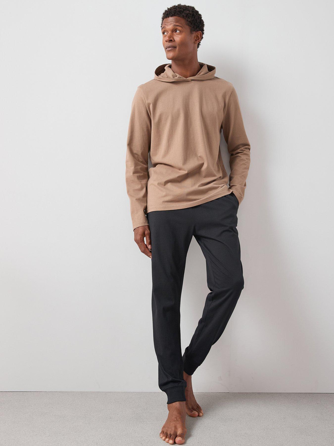 Image 3 of 6 of The Very Collection Jersey Hoody with Jogger - Brown/Black