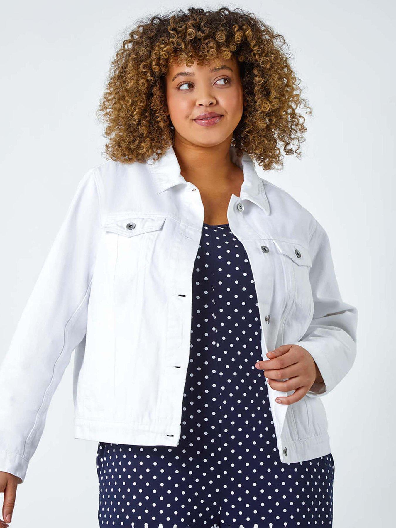 undefined Curve Mid Wash Denim Jacket