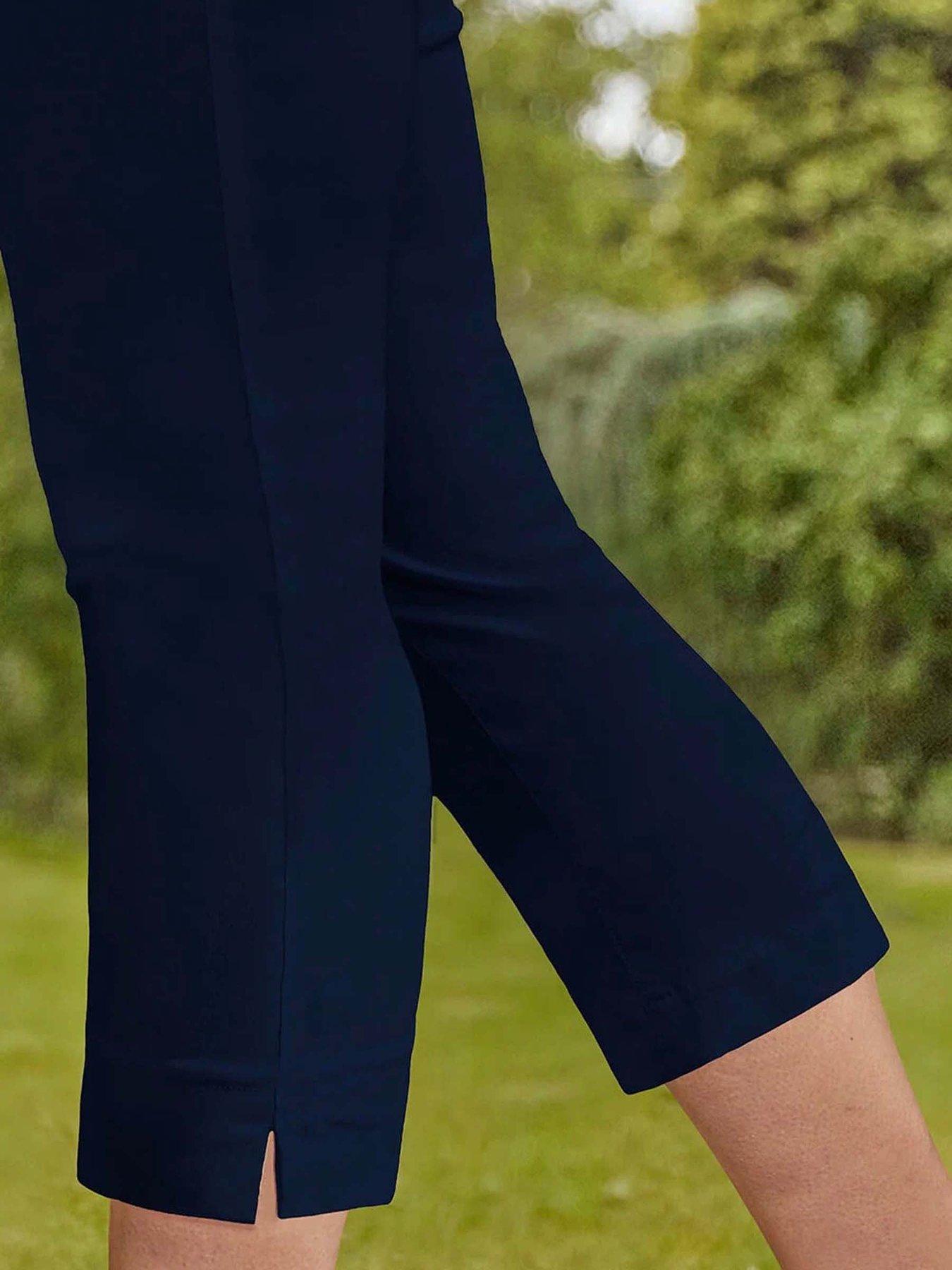  image of roman-cropped-stretch-trouser-navy