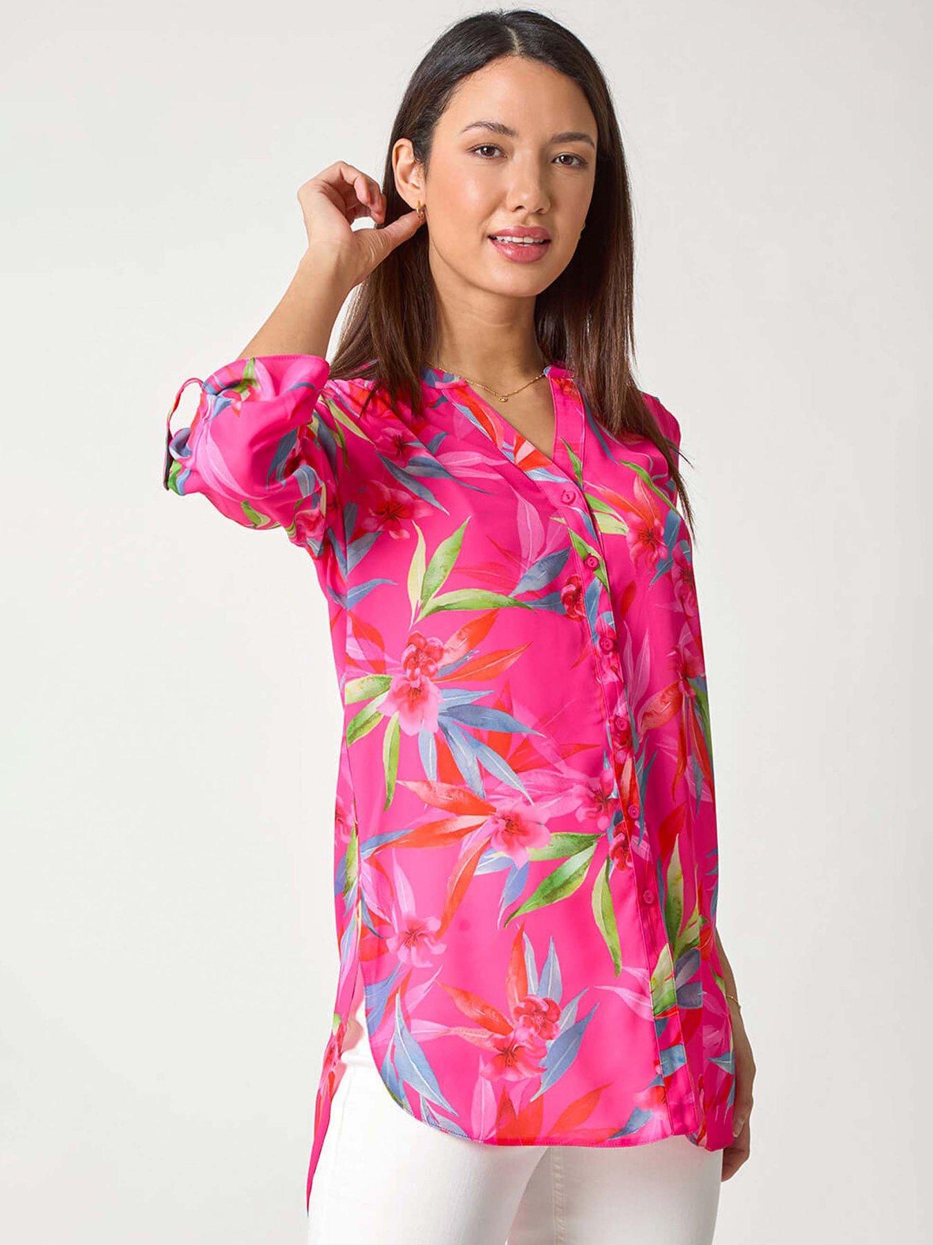 roman-floral-print-longline-blouse
