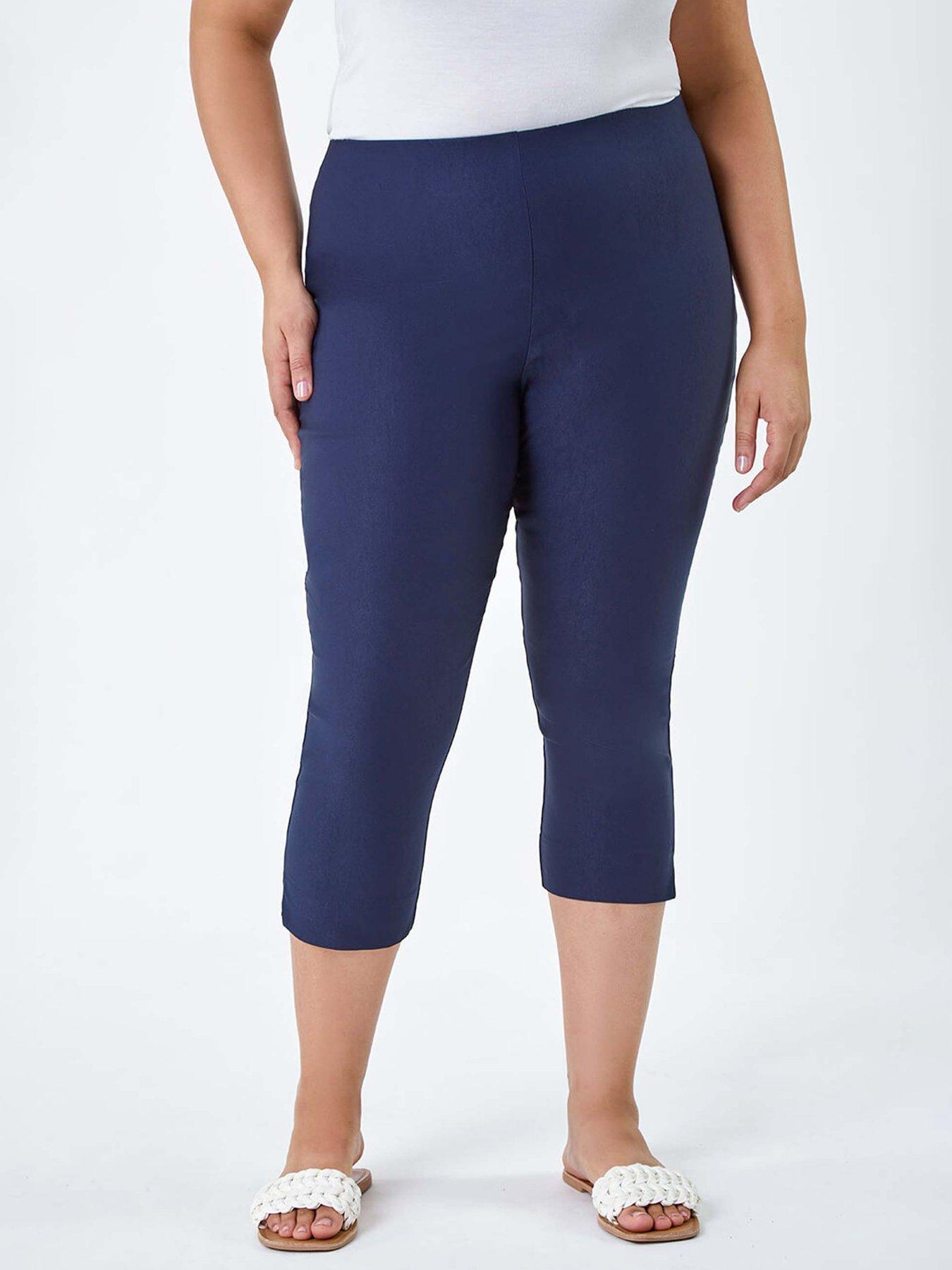 Image 1 of 5 of Roman Curve Cropped Stretch Trouser