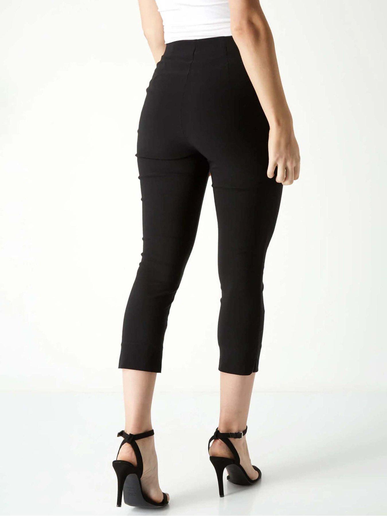  image of roman-cropped-stretch-trouser-black