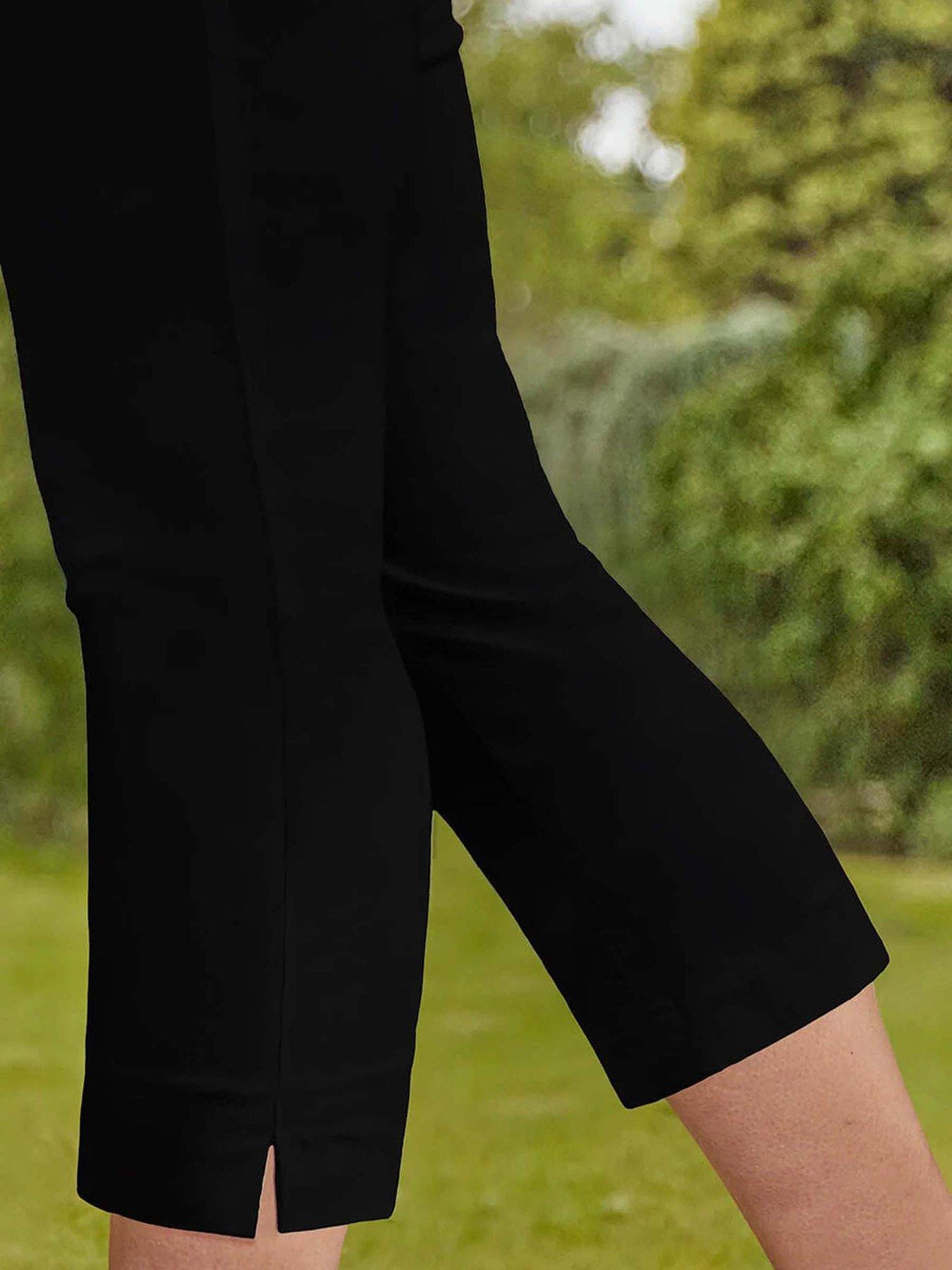  image of roman-cropped-stretch-trouser-black