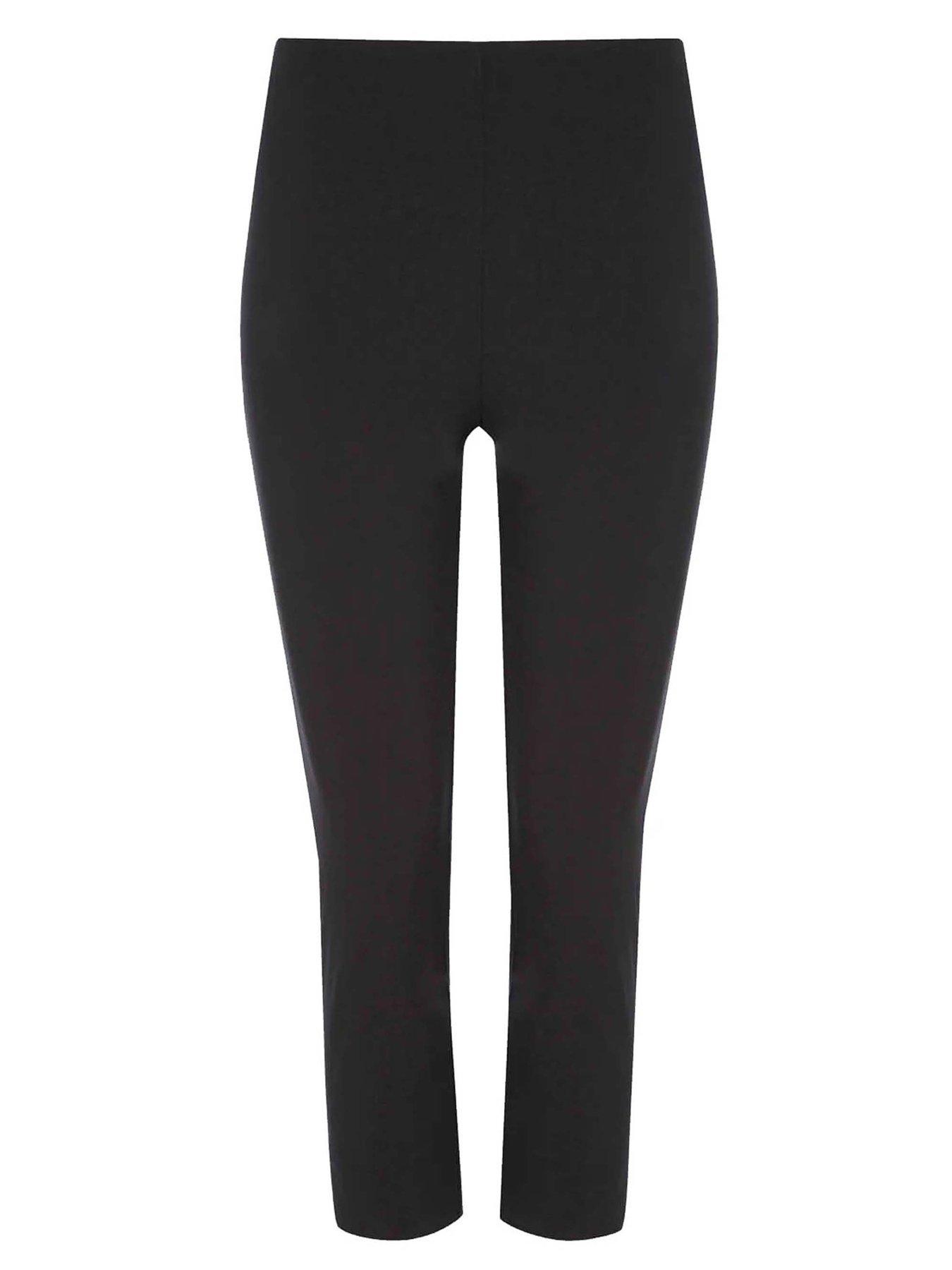 image of roman-cropped-stretch-trouser-black